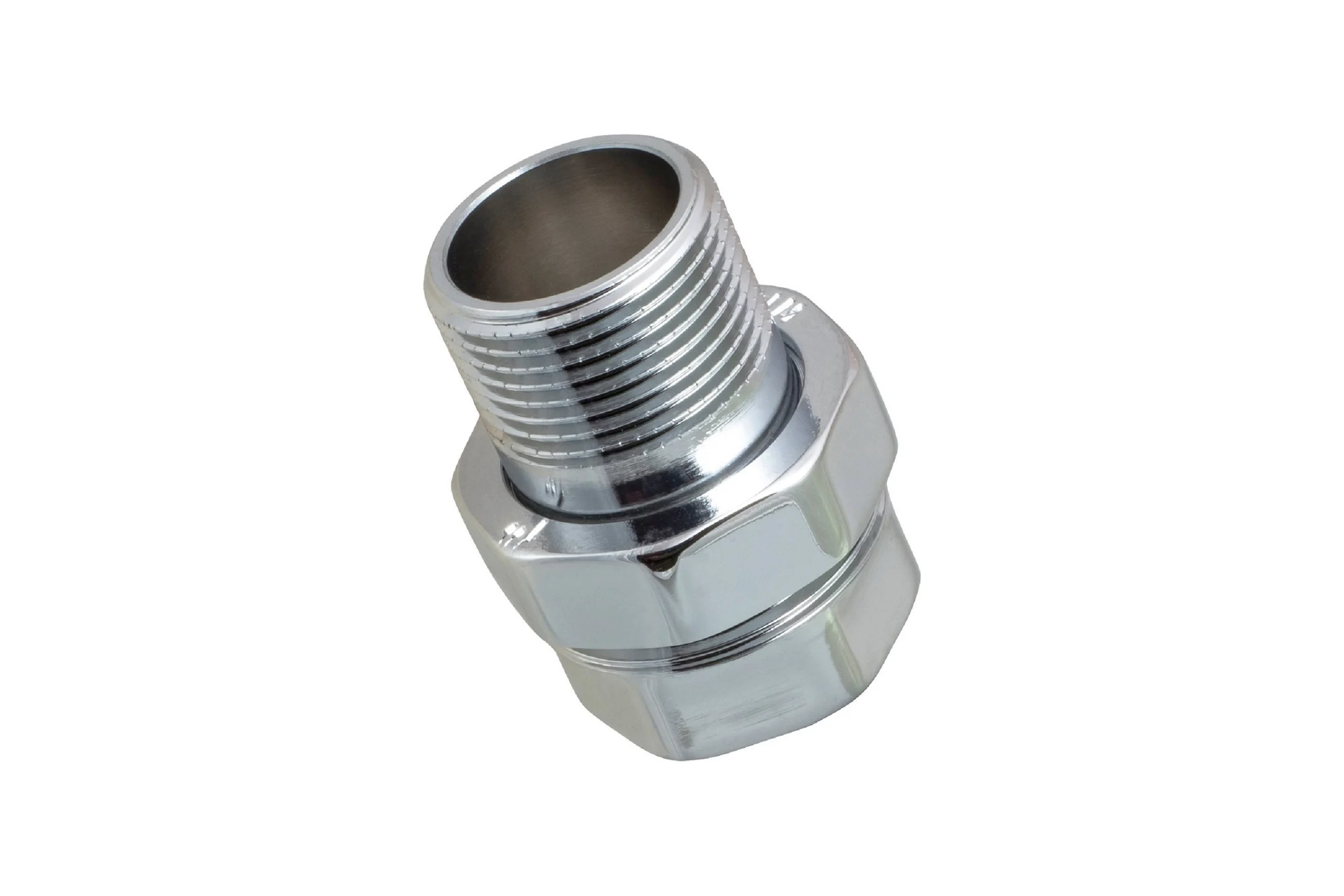 Сгон американка для полотенцесушителя MasterProf прямой  1/2" в/н хром ИС.050075