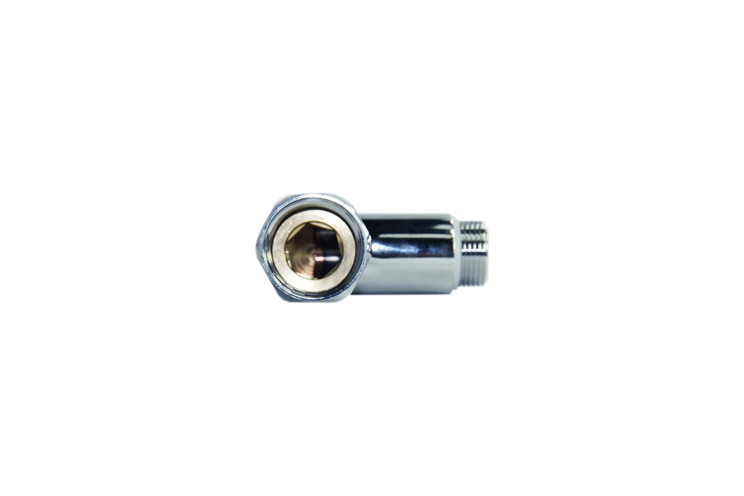 Угловое соединение для полотенцесушителя MasterProf 1" в/н хром ИС.050047