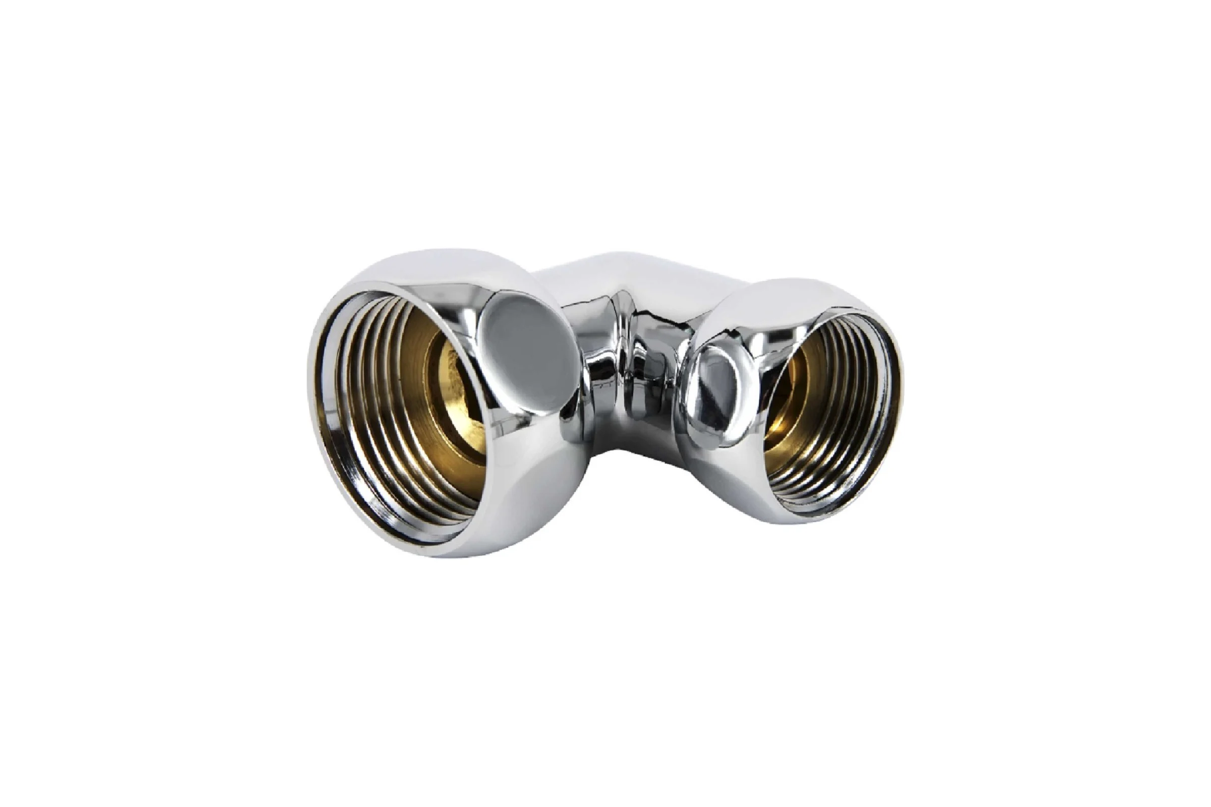 Угловое соединение для полотенцесушителя MasterProf 1" х 3/4" в/в хром ИС.050034