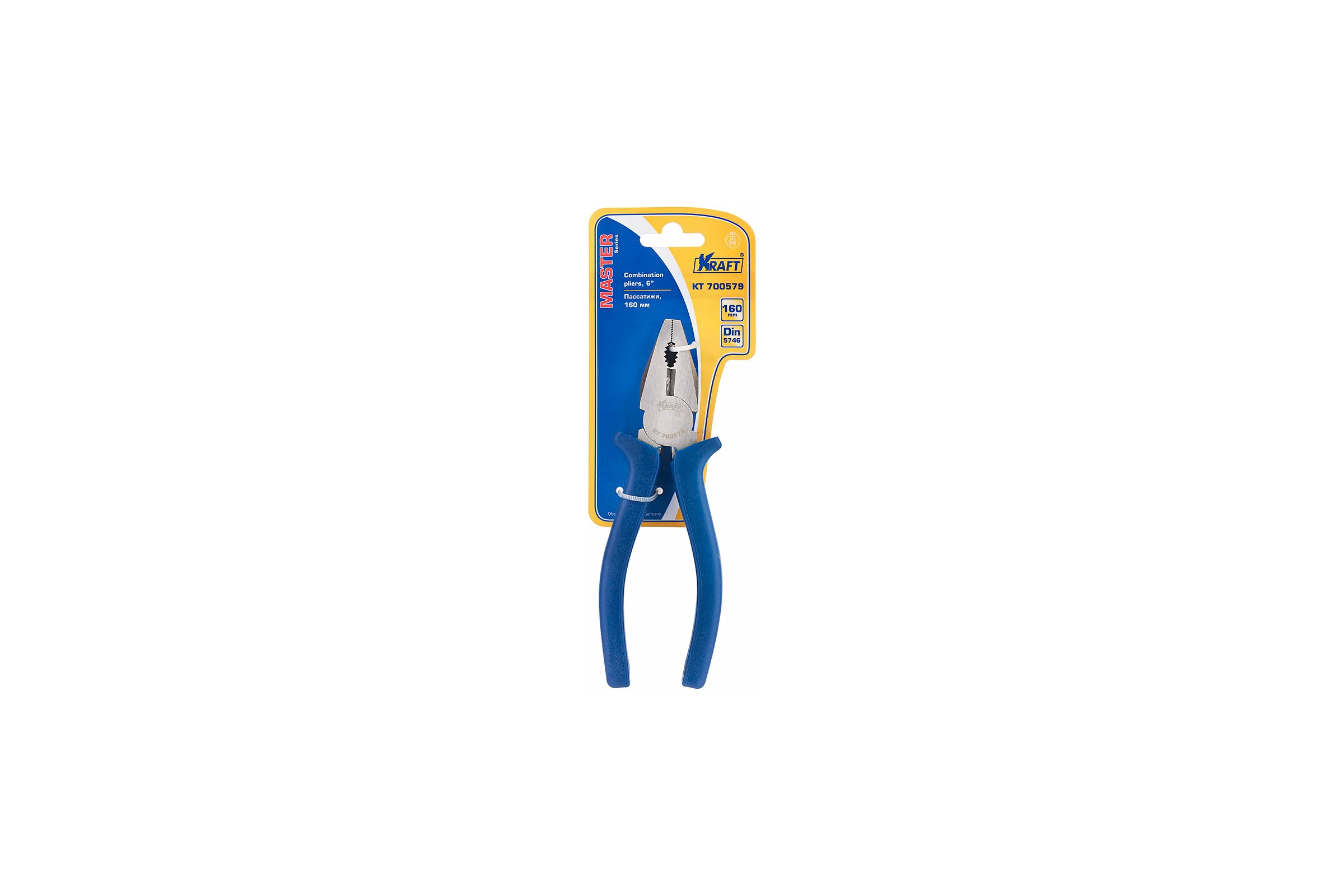 Комбинированные пассатижи 160 мм KRAFT Master KT 700579