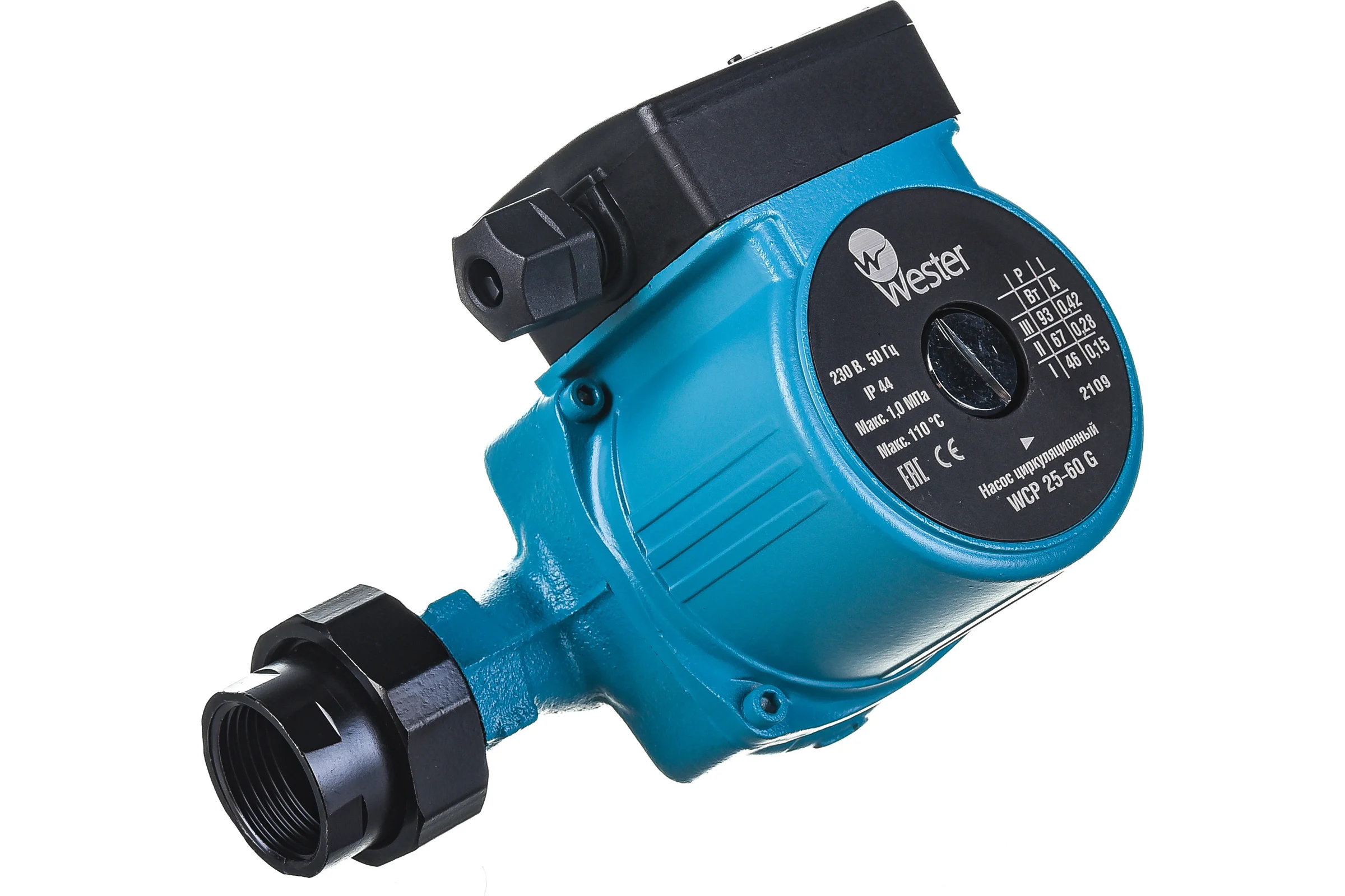 Циркуляционный насос Wester WCP 25-60G с гайками 0-18-0030