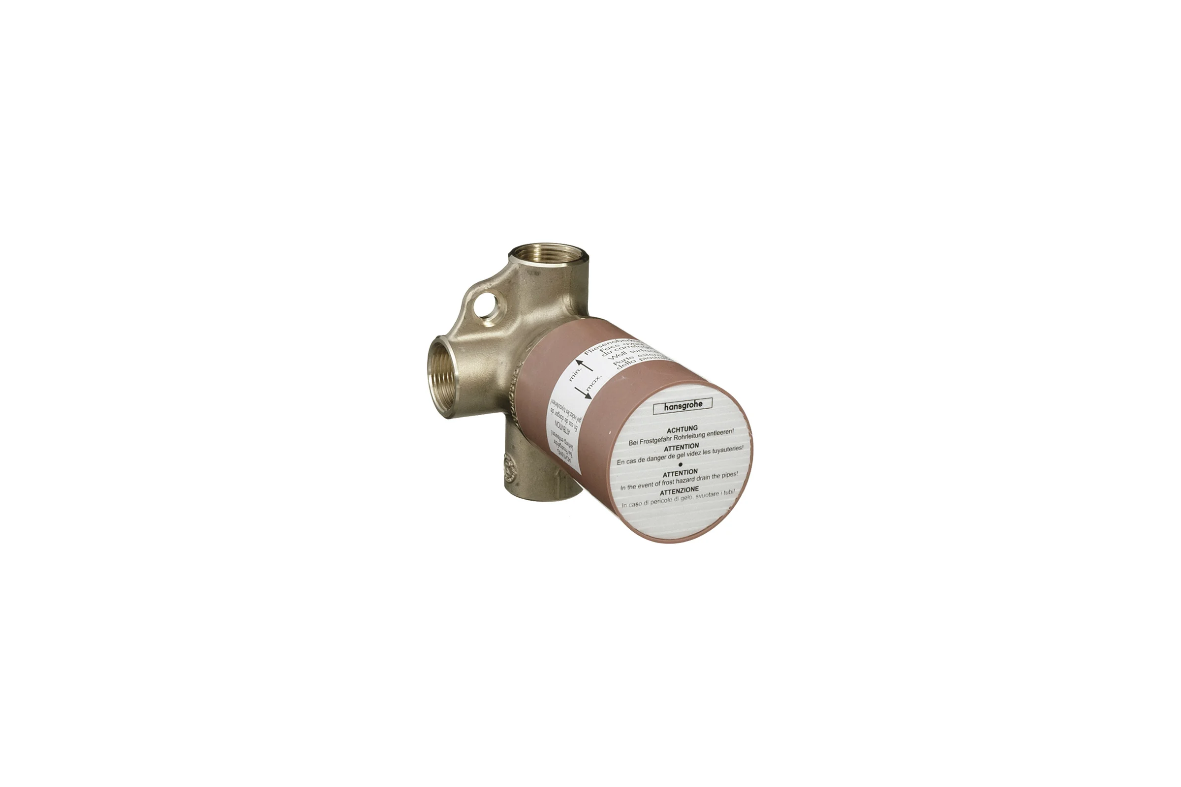 Запорный и переключающий вентиль HANSGROHE 15981180 Trio Stop скрытая часть 00000007601