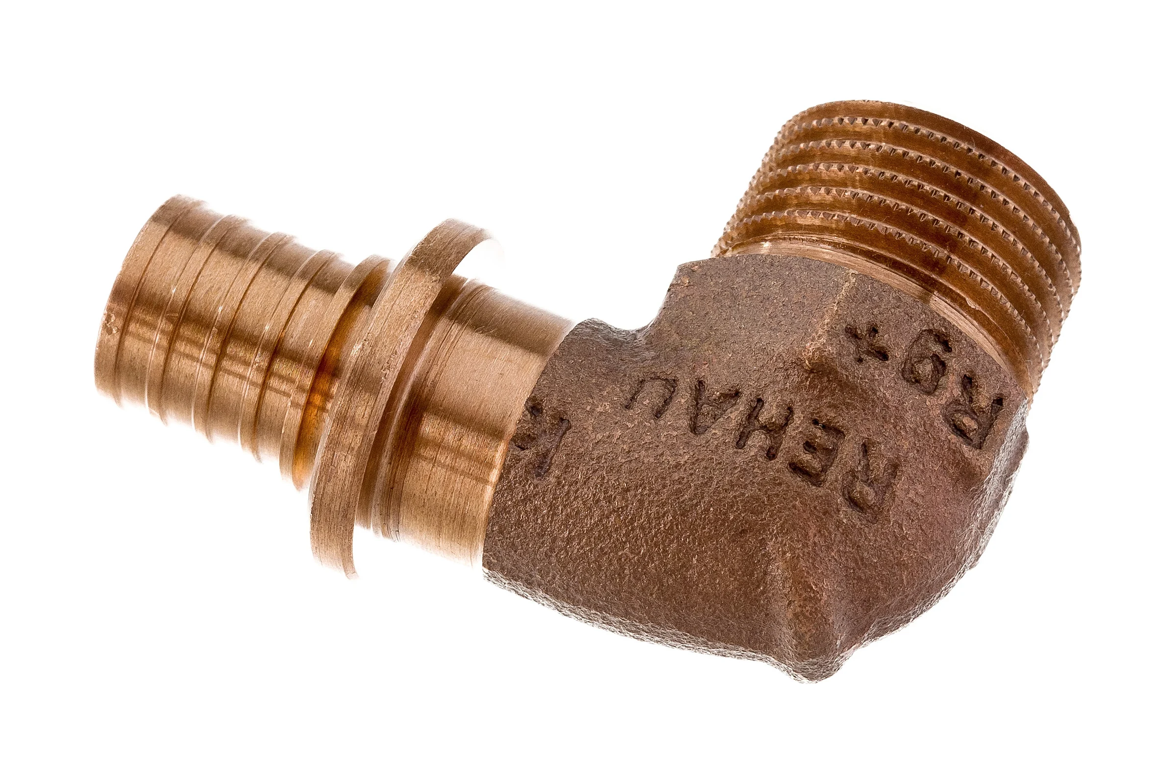 Угольник-переходник Rehau Н 16 1/2 бронза RX+ 14563471001