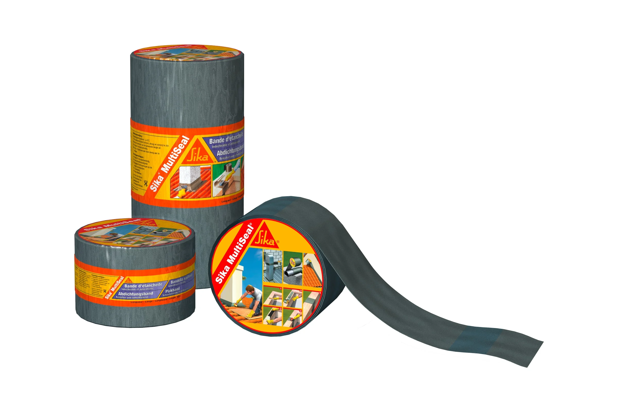 Гидроизоляционная лента Sika MultiSeal, 10м х 150мм, серая 503