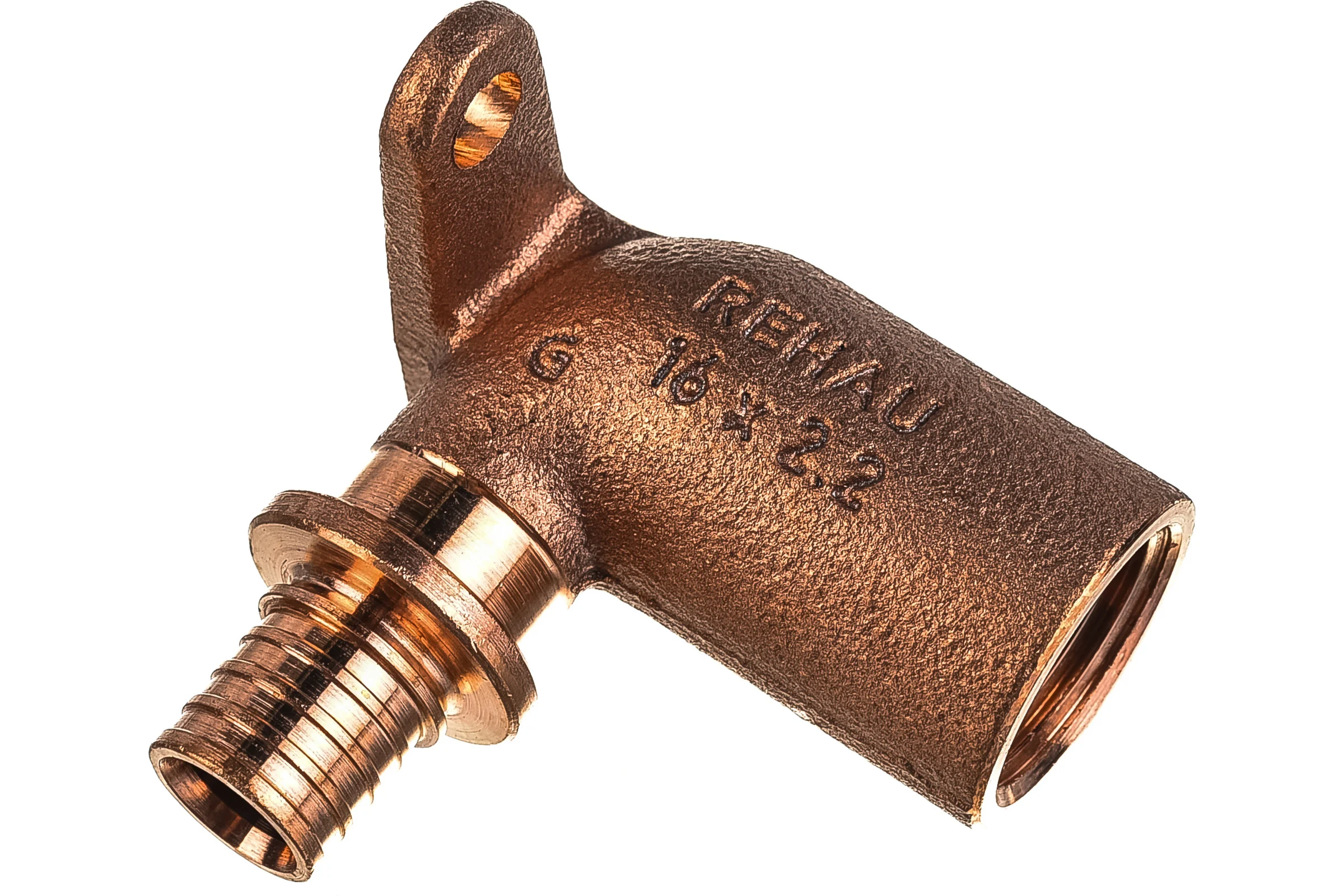 Настенный угольник Rehau В 16 1/2 бронза RX+ длинный 14563621001