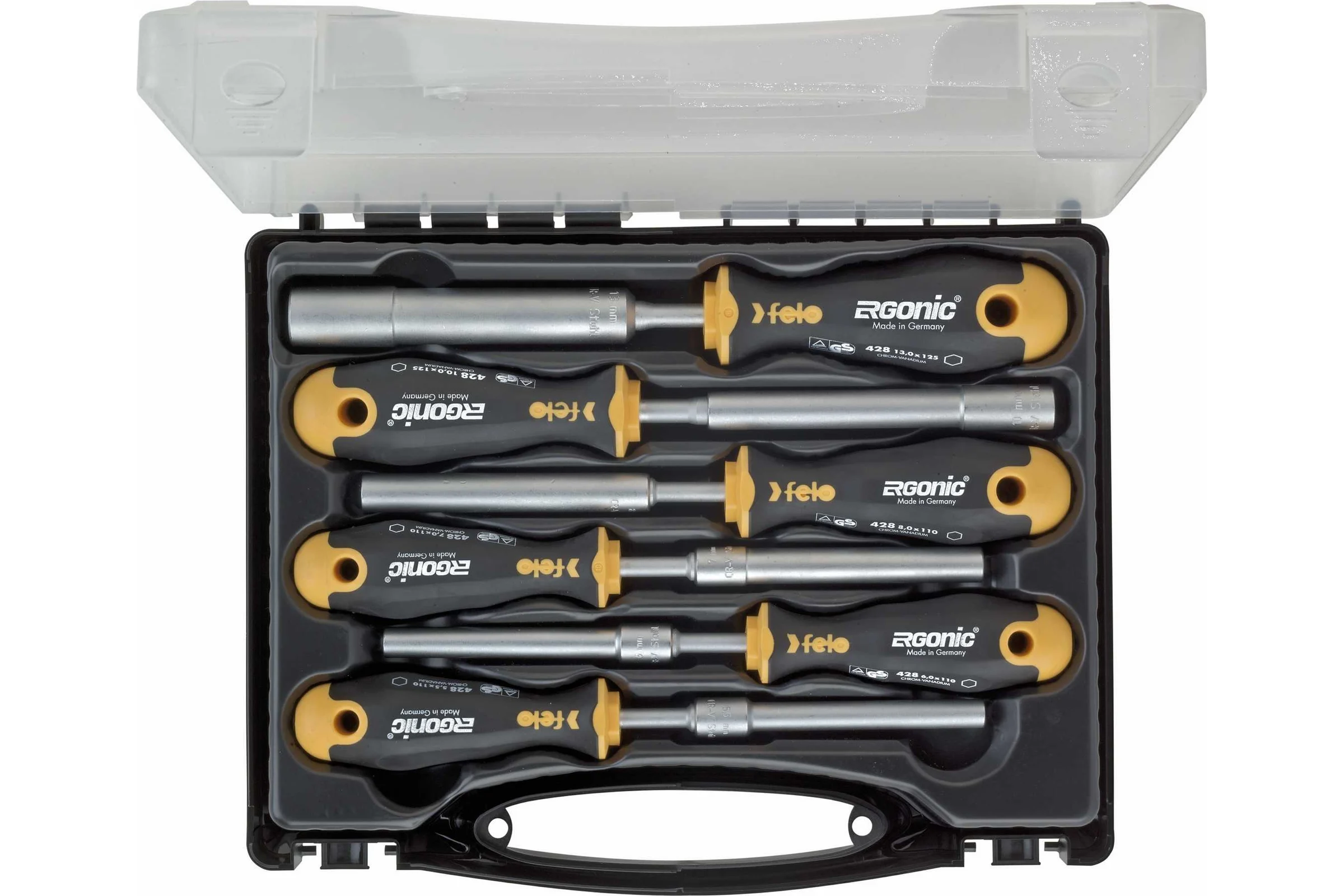 Набор отверток M-TECH Felo Ergonic в кейсе, 6 шт 42810636