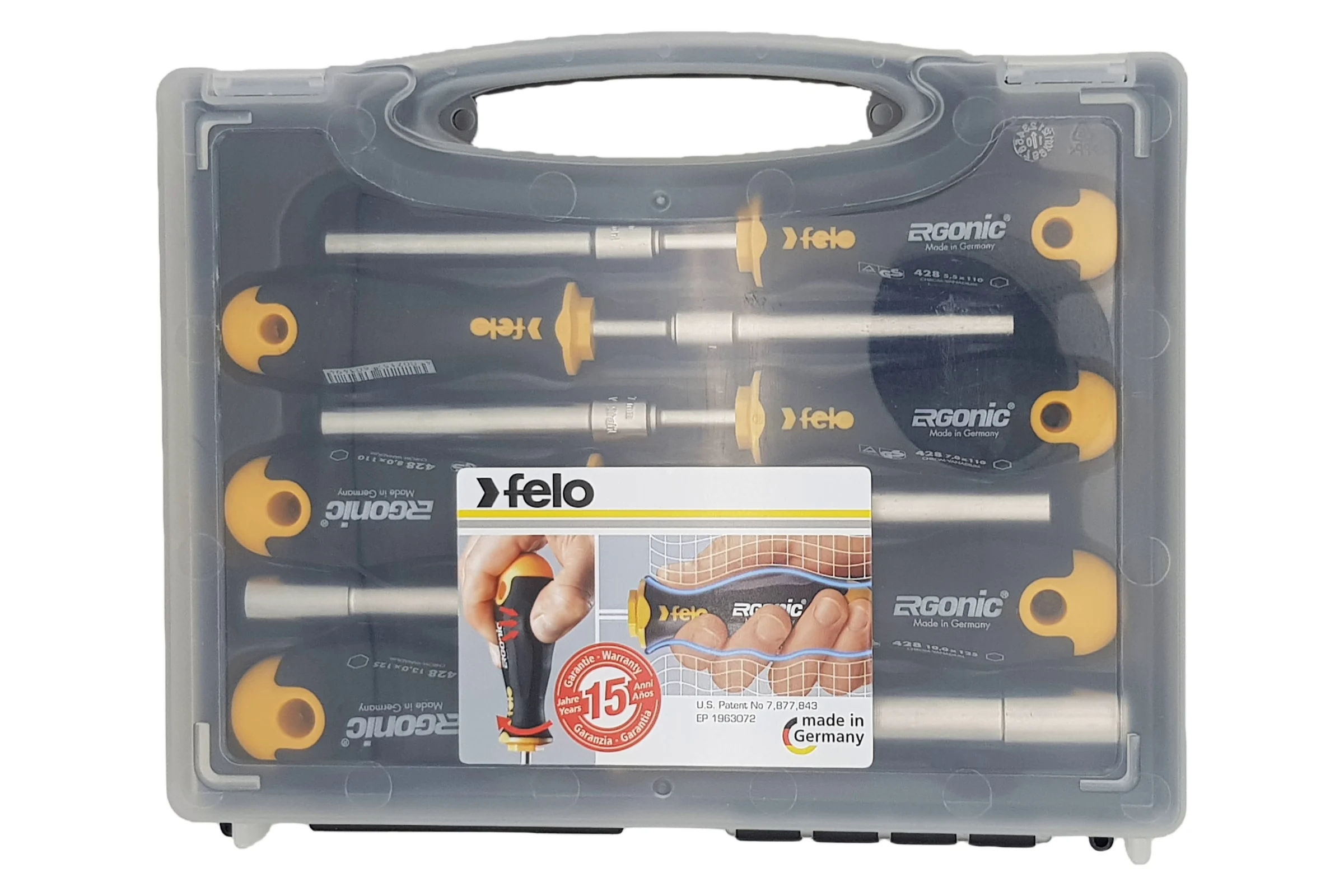 Набор отверток M-TECH Felo Ergonic в кейсе, 6 шт 42810636