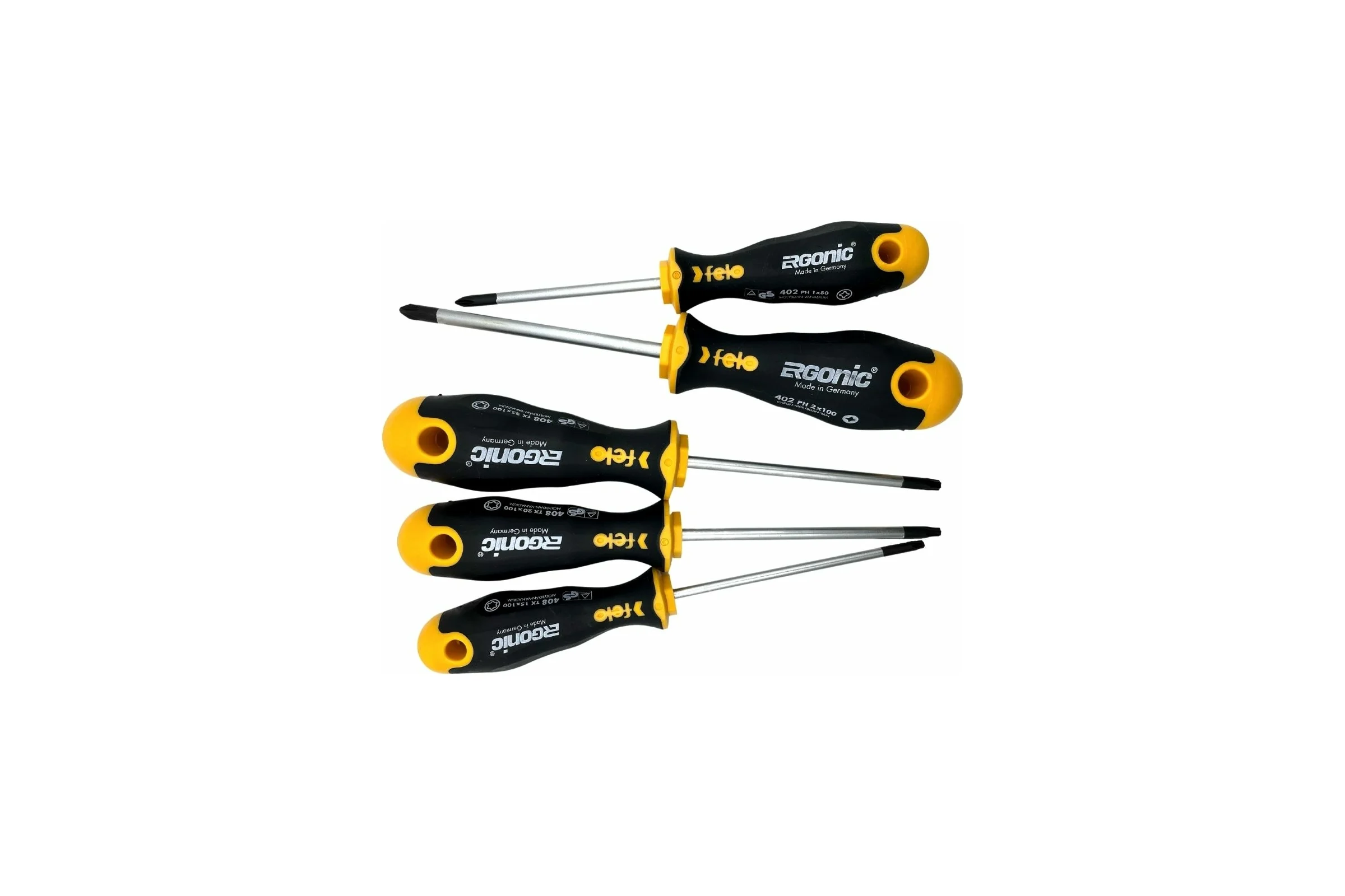 Набор отверток PH/Tx Felo Ergonic, 5 шт 40295148