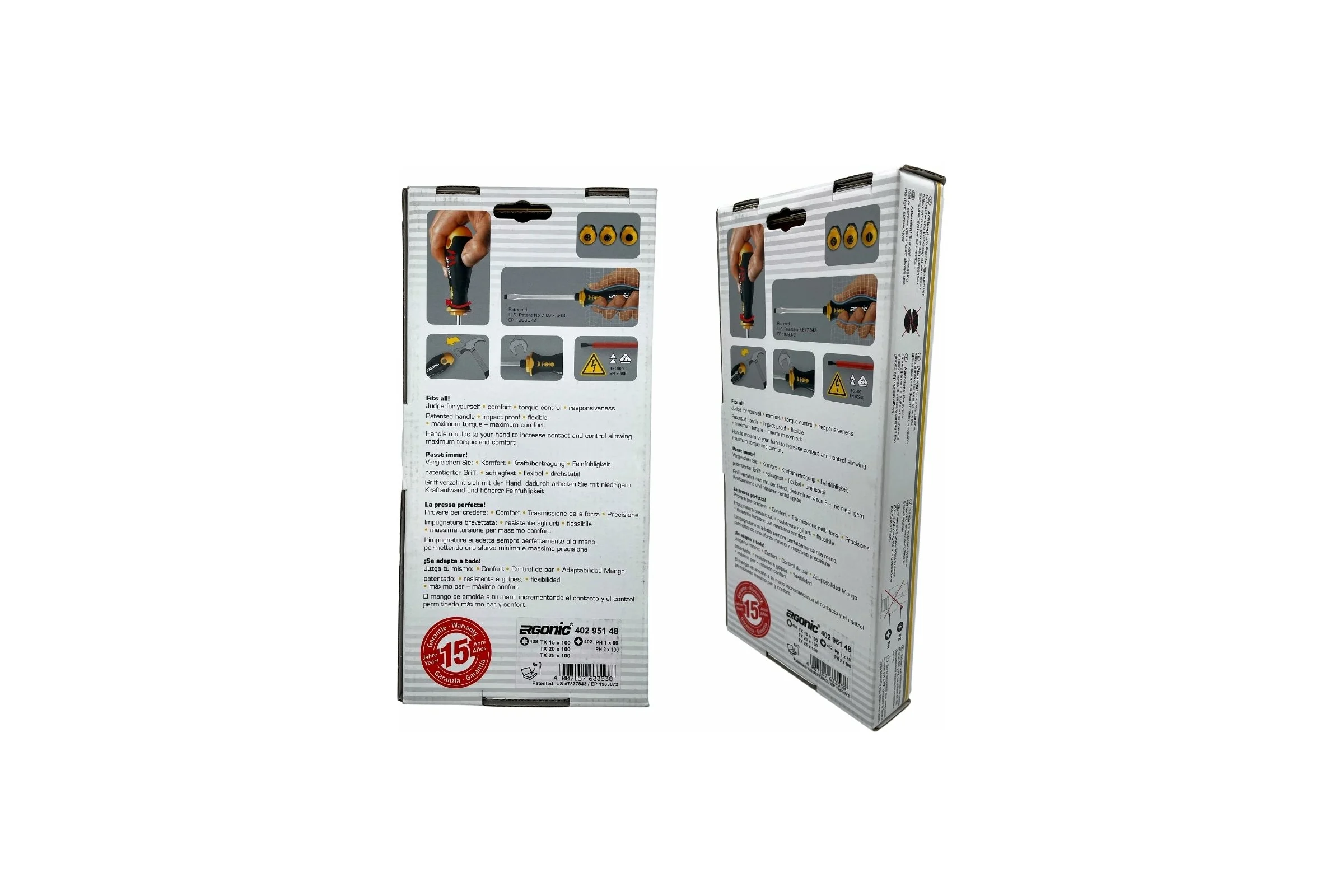 Набор отверток PH/Tx Felo Ergonic, 5 шт 40295148
