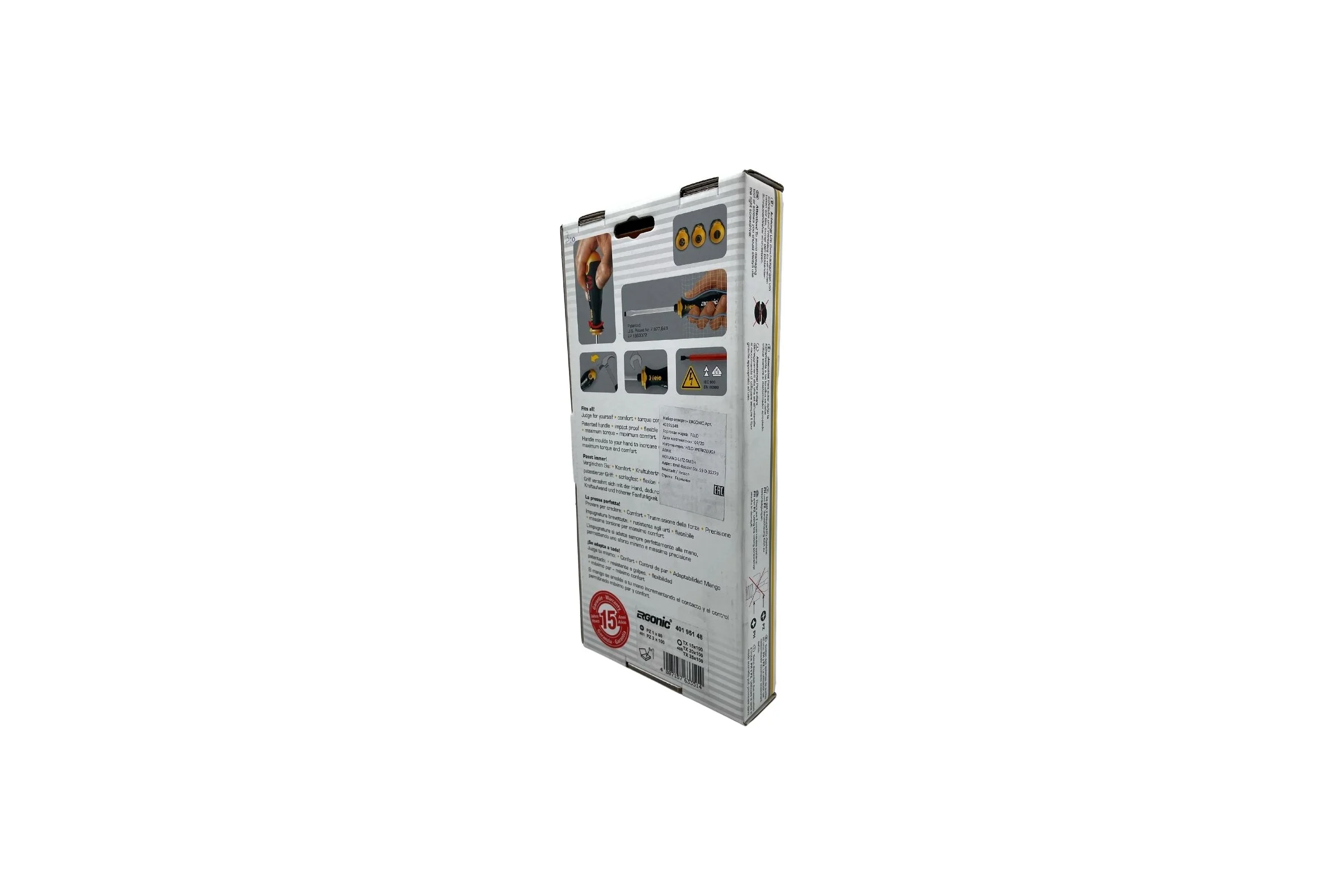 Набор отверток PZ/Tx Felo Ergonic, 5 шт 40195148