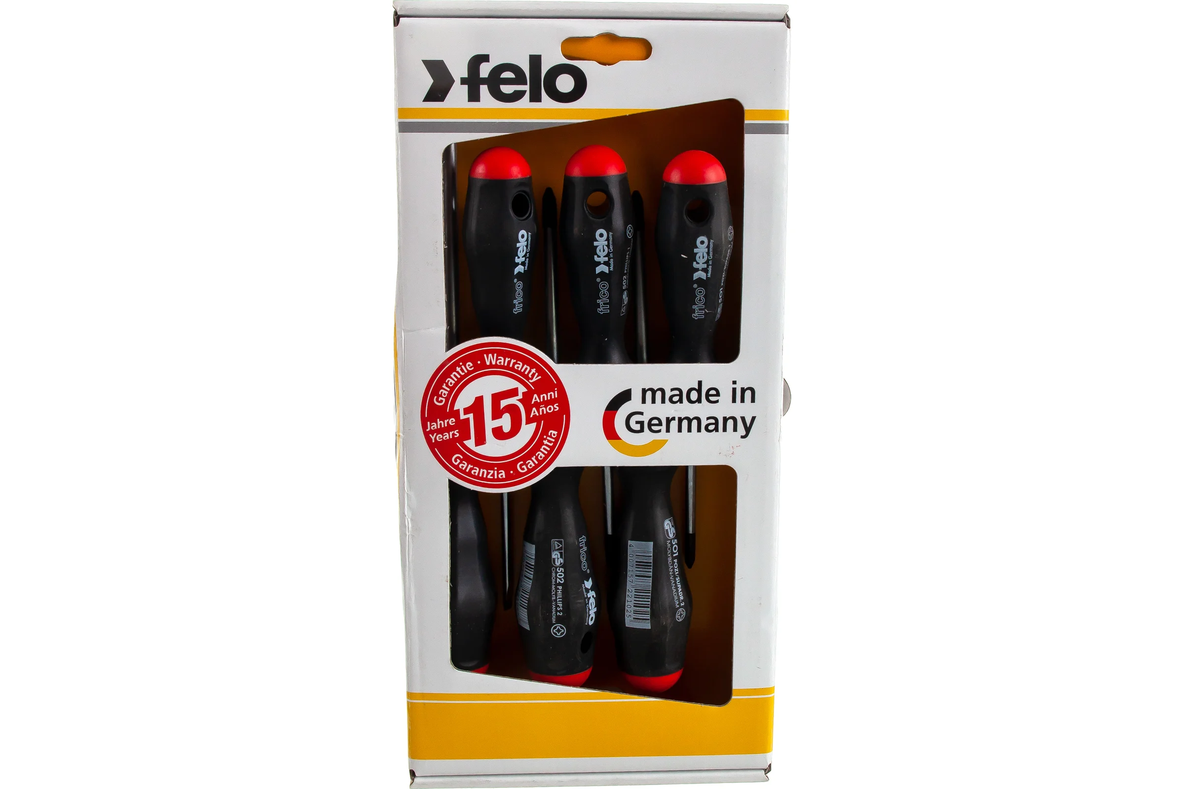Набор отверток SL/PH/PZ, 6 шт Felo 50096317