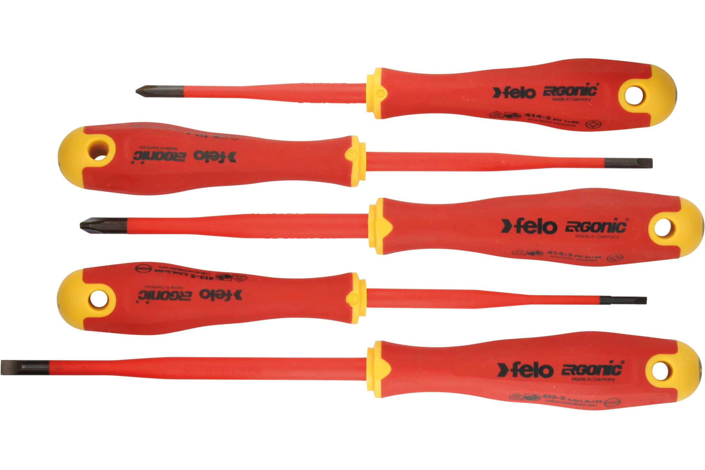 Набор диэлектрических отверток SL/PH E-Slim Felo Ergonic, 5 шт 41385198