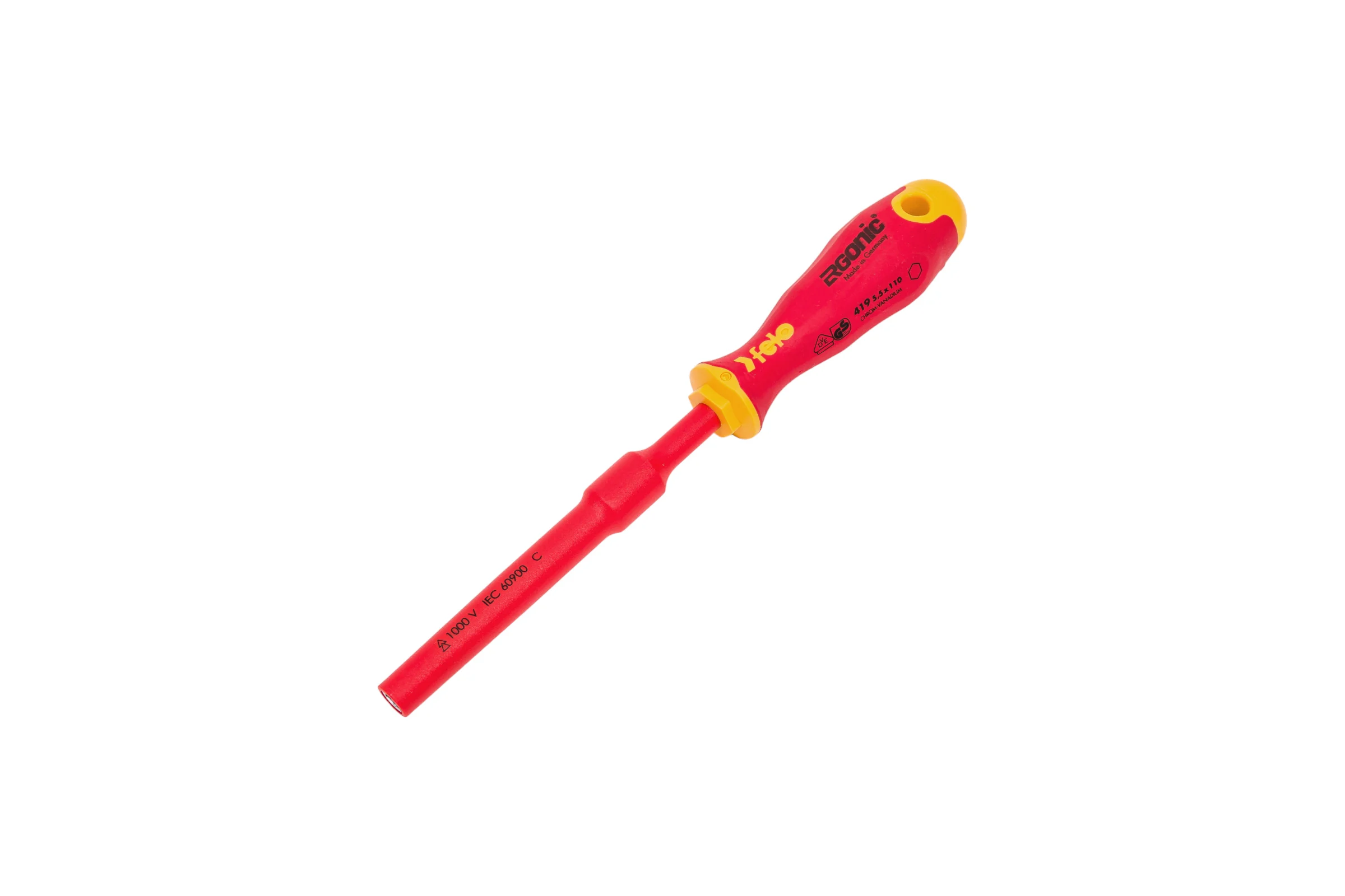 Набор диэлектрических отверток M-TECH Felo Ergonic в кейсе, 6 шт 41910636