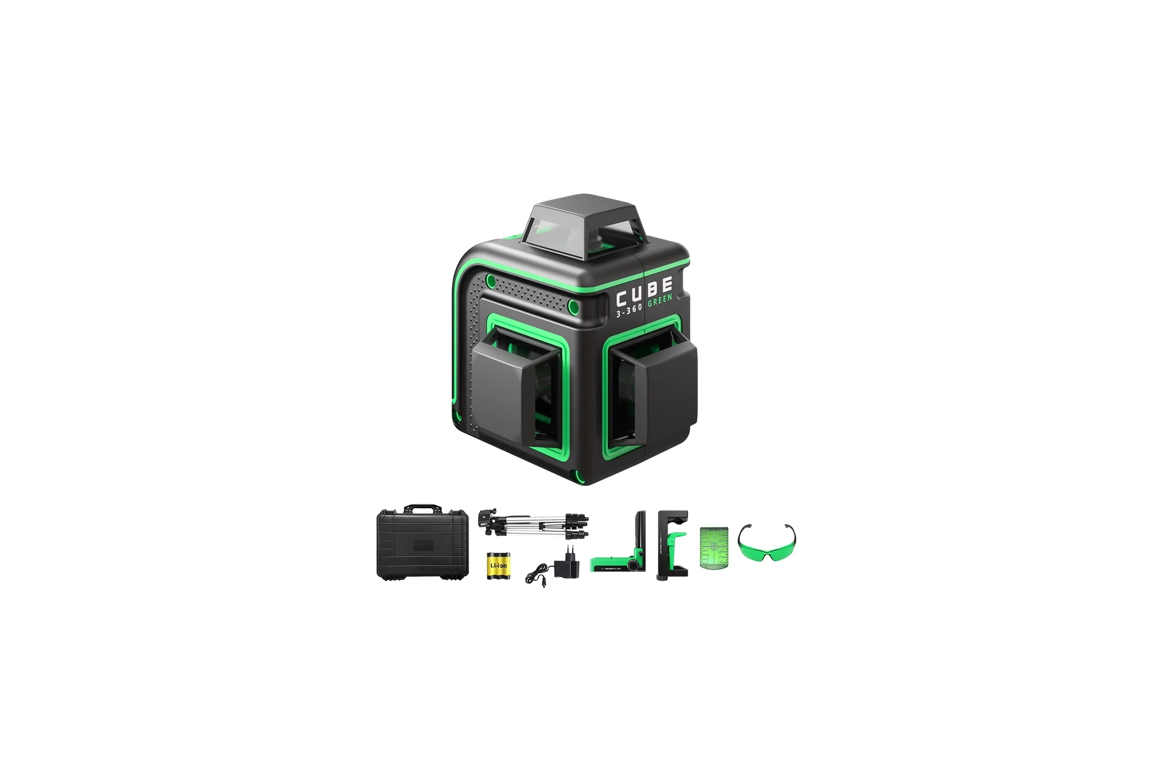 Лазерный уровень ADA Cube 3-360 GREEN Ultimate Edition А00569