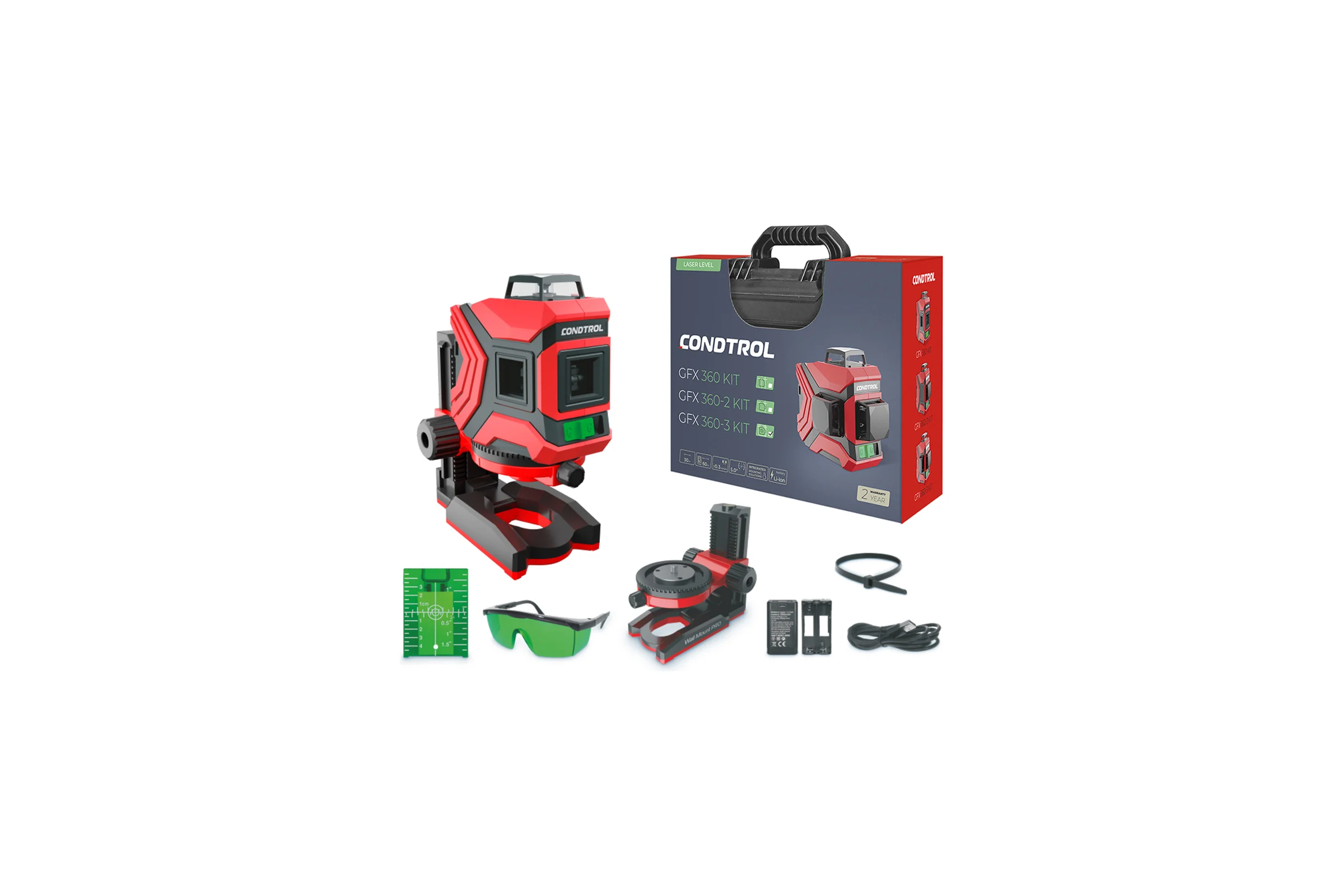 Лазерный нивелир Condtrol GFX 360 Kit 1-2-402