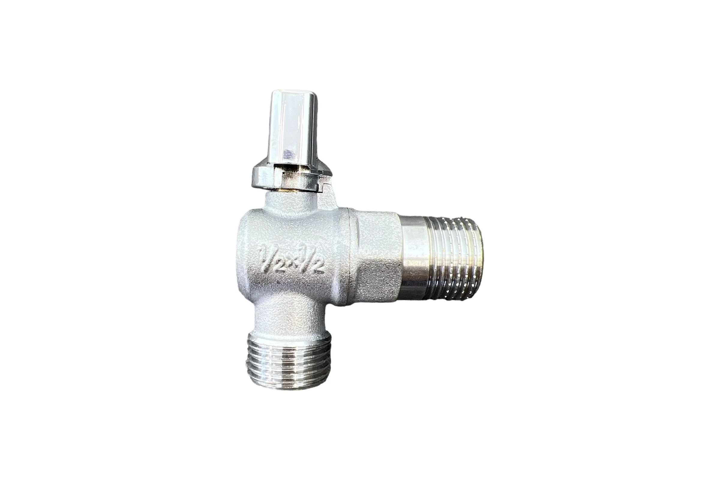 Шаровой кран шаровый GRIALE угловой 1/2" нр x 1/2" нр наружная-наружная резьба A151