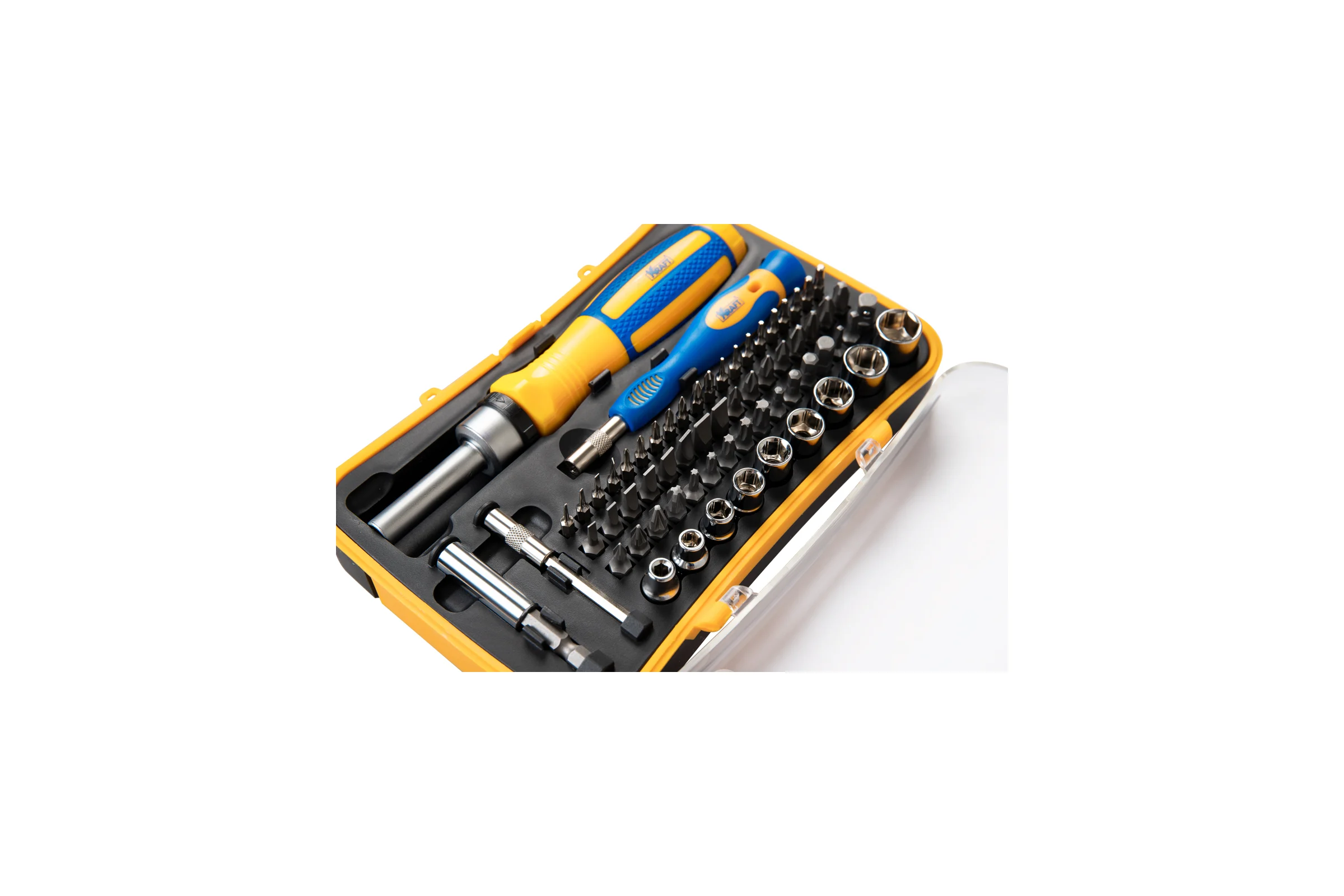 Отверточная рукоятка 65 предметов KRAFT KT 700447