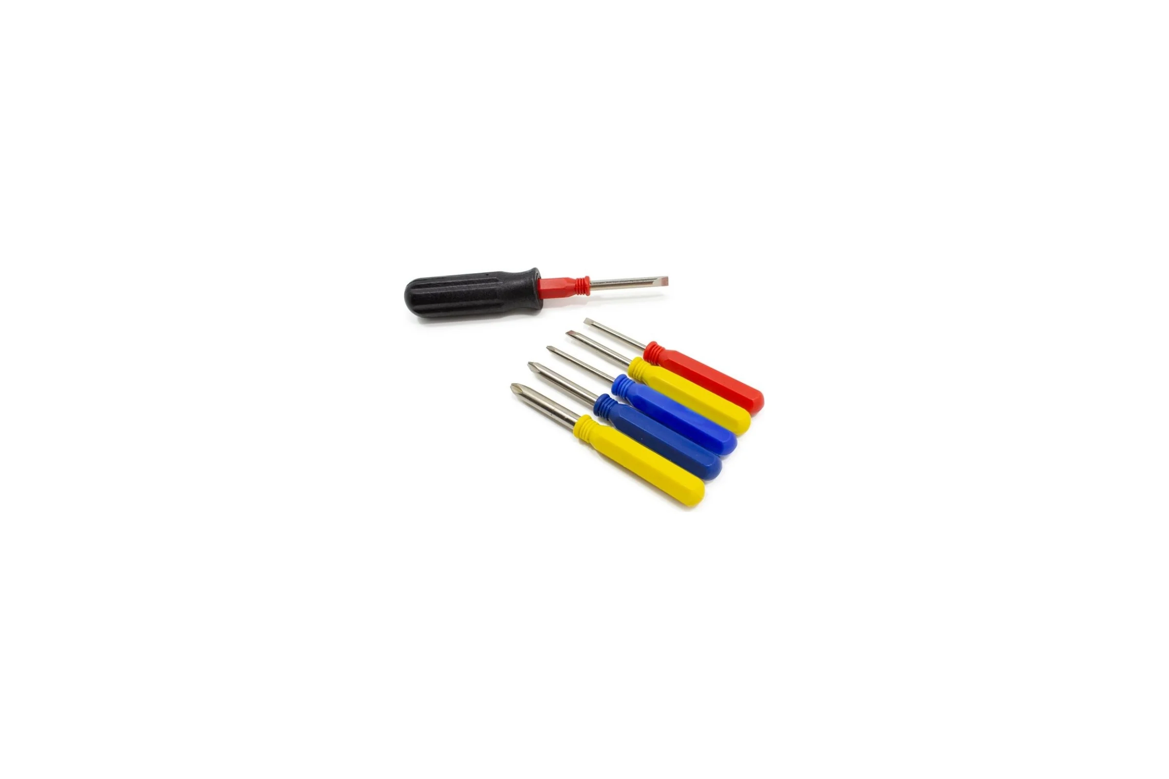 Набор отверток мини с пластиковой рукояткой WMC TOOLS 7пр.,в футляре WMC-711A07(50499)