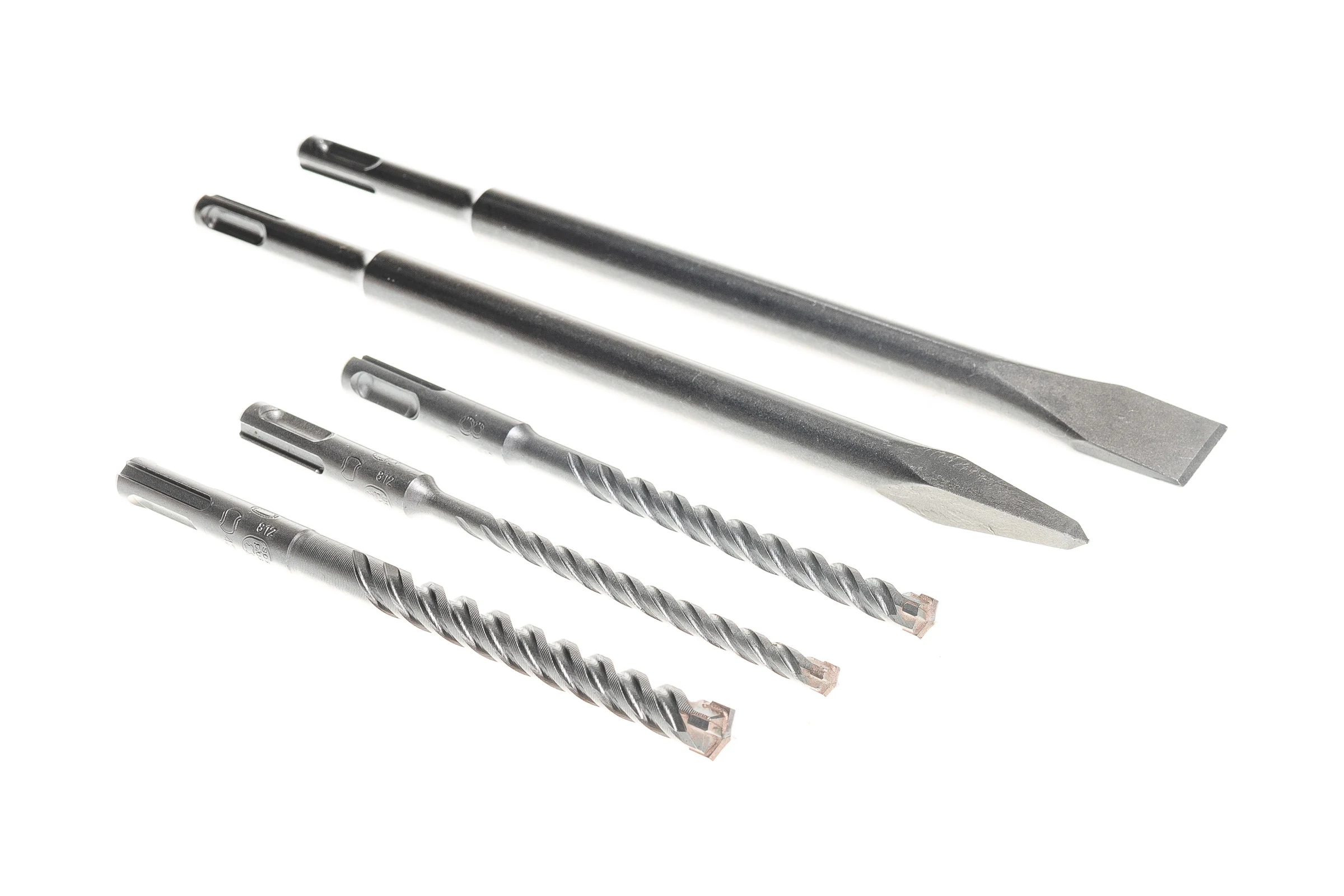 Набор буров Plus-5X + зубила SDS Plus Standard Bosch 2607017515