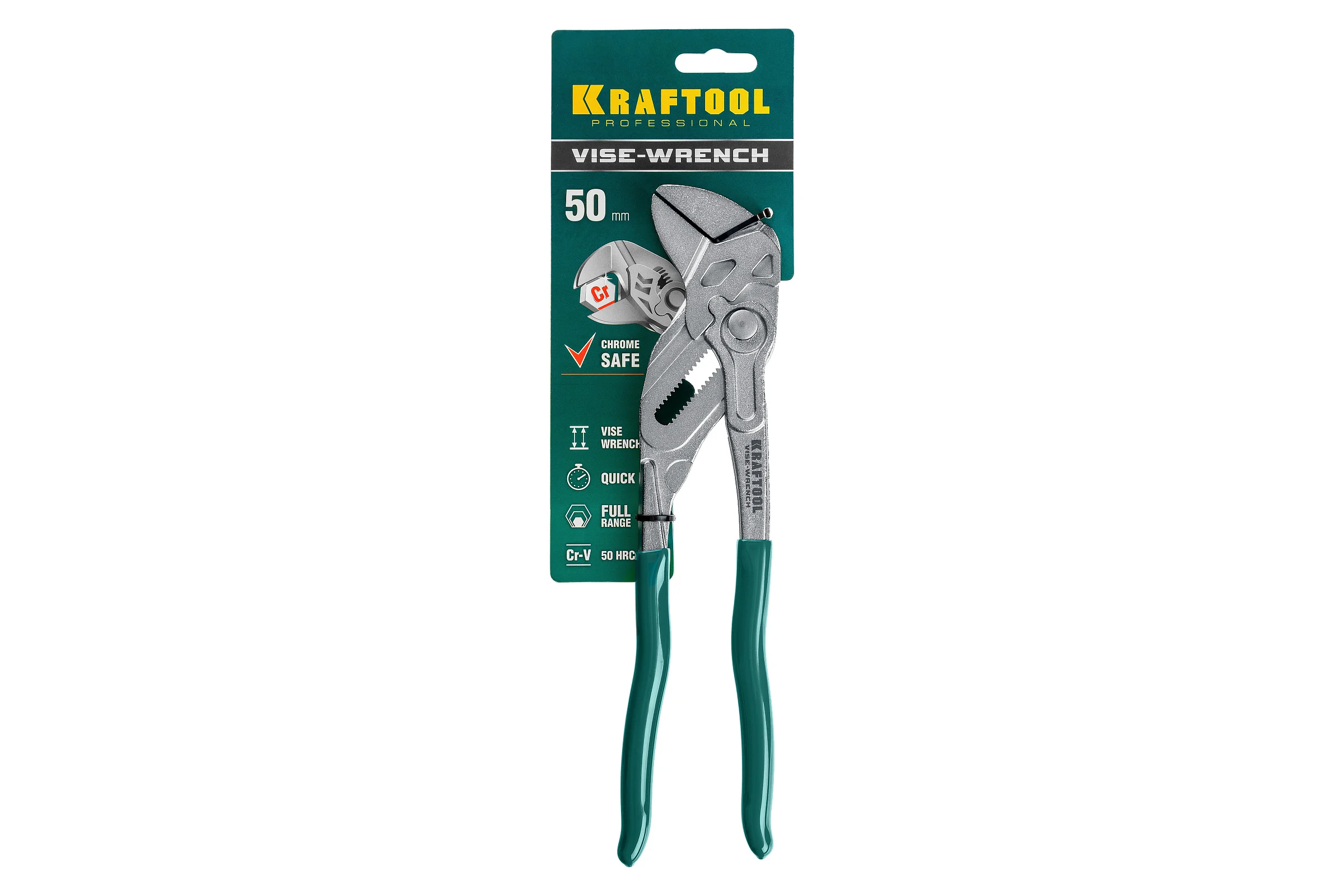 Переставные клещи-гаечный ключ Kraftool Vise-Wrench 22065