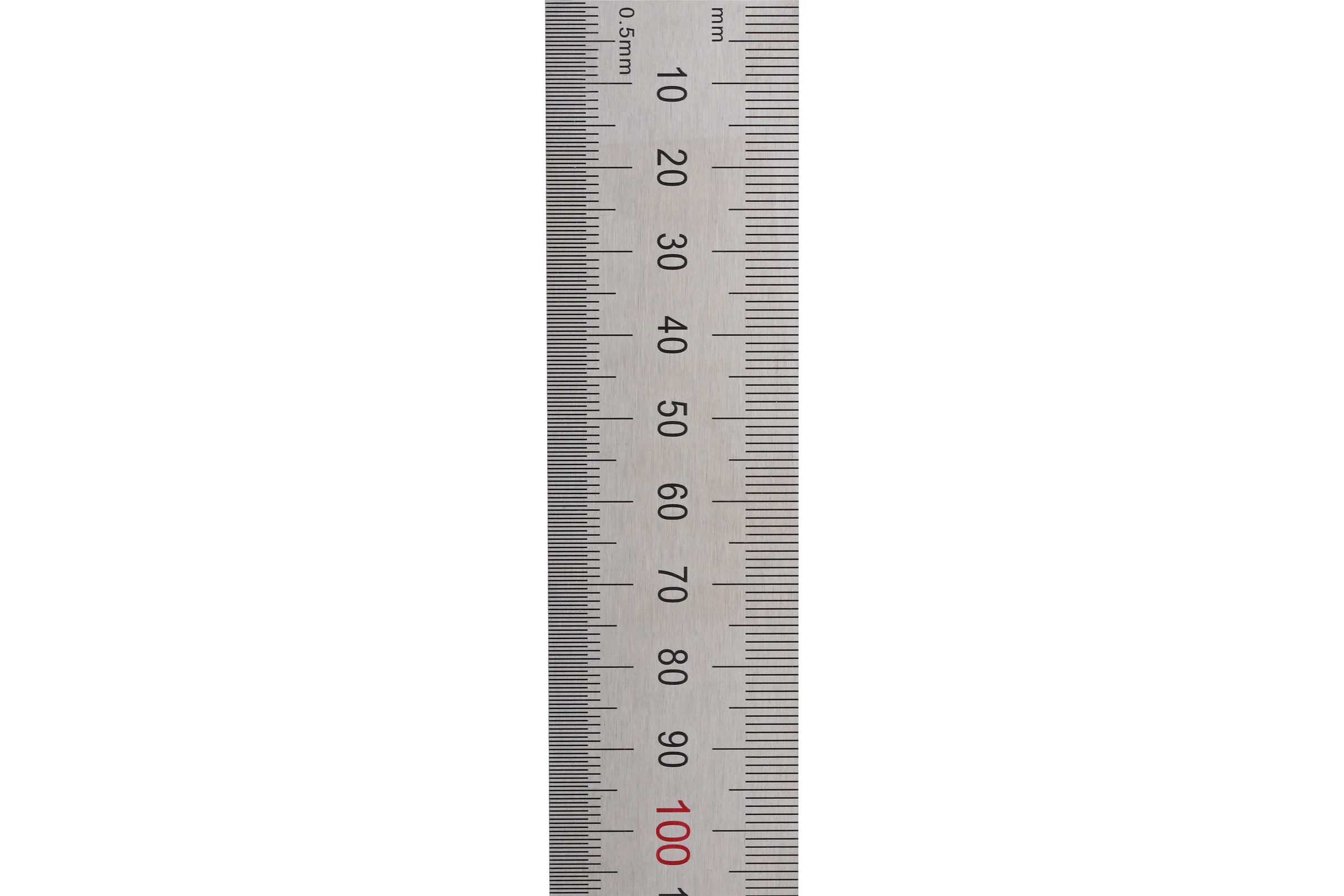 Стальная линейка 500х30х1 мм, цветная шкала 0,5 мм Kinex (K-MET) 1022-02-050
