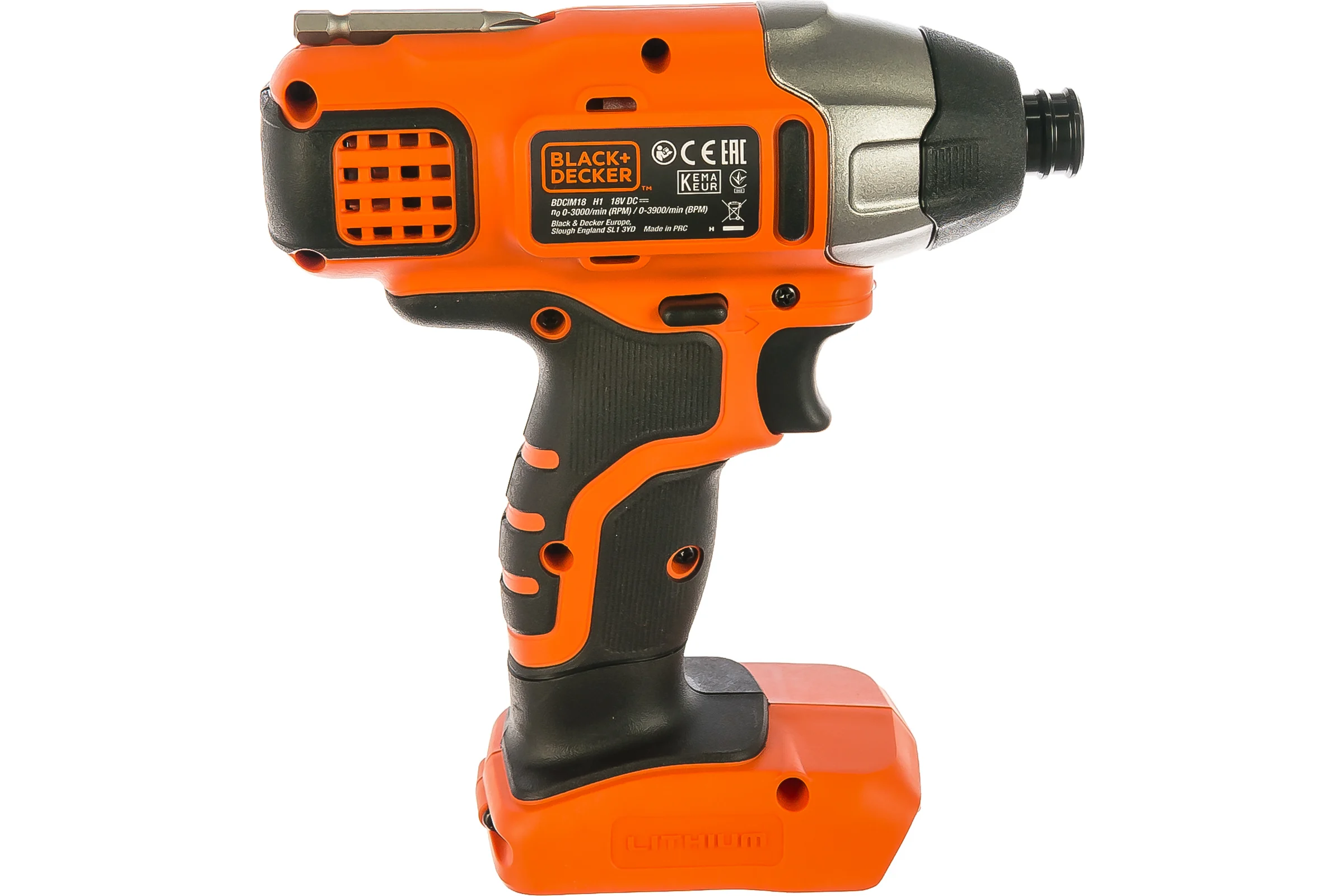 Аккумуляторный импульсный шуруповерт Black&Decker BDCIM18N