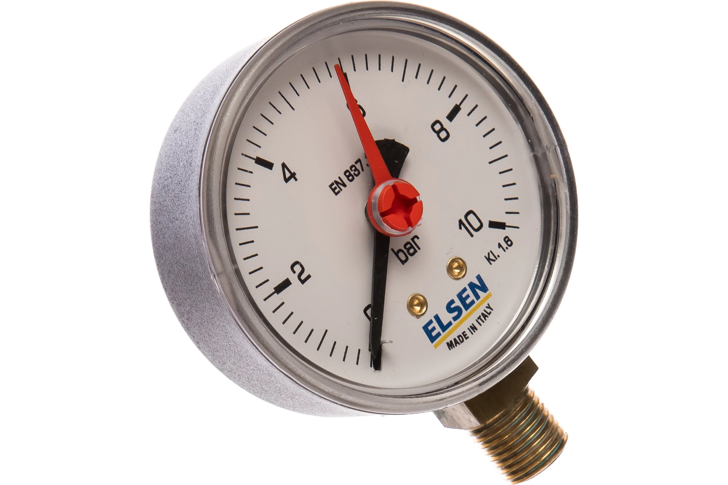 Манометр 63 мм, 1/4", радиальный, PN бар-0-10 ELSEN EM63.10