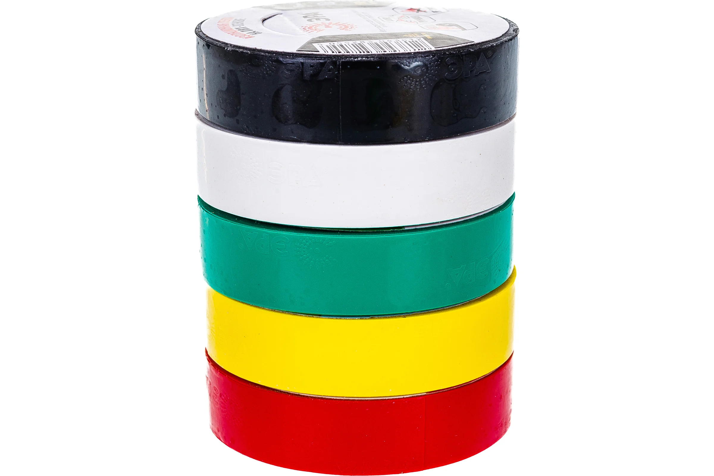 ПВХ-изолента ЭРА 15мм x 10м, 5 цветов C0038781