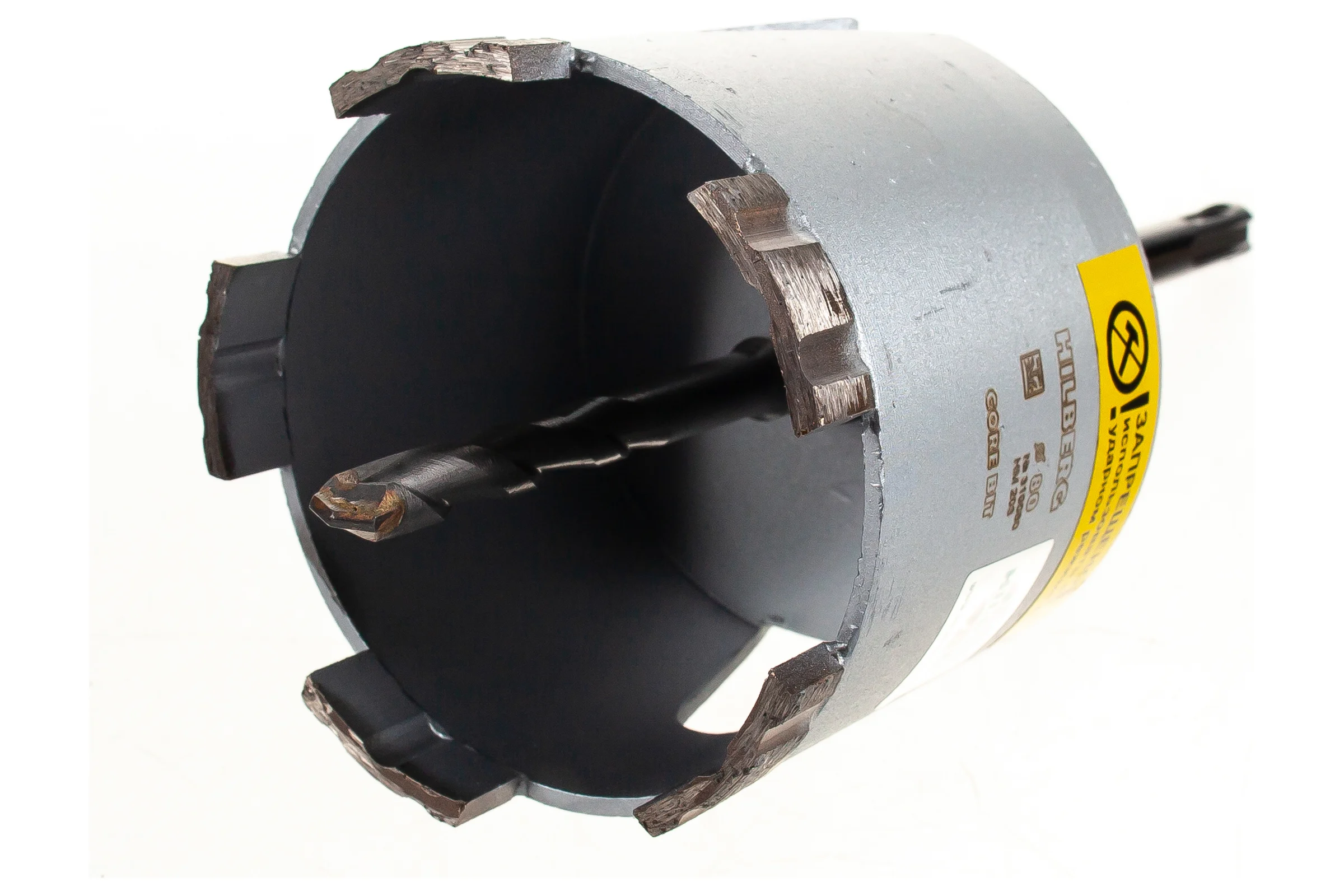 Коронка алмазная по бетону Hilberg 80 мм Laser HM203