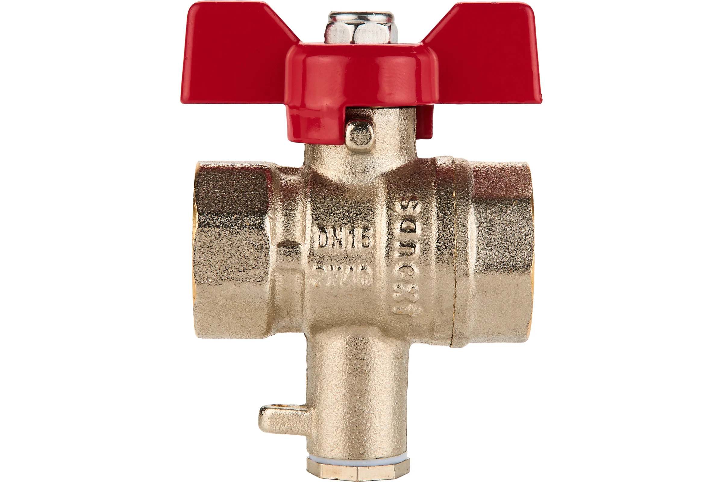 Шаровый кран SANEXT ГОСТ, PN40, для термодатчика Ду 15, ВР 1/2" 5905
