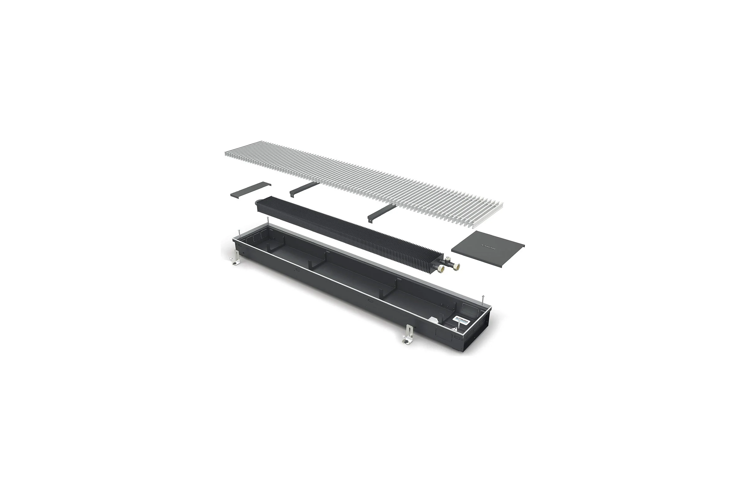 Встраиваемый в пол конвектор Varmann Ntherm N 370.90.800 RR U EV1