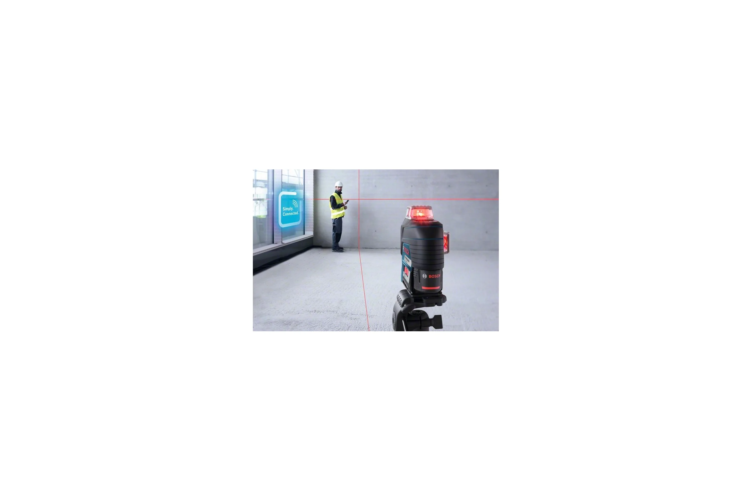 Лазерный нивелир Bosch GLL 3-80C+ BM1 + LR7 + L-boxx 0601063R05