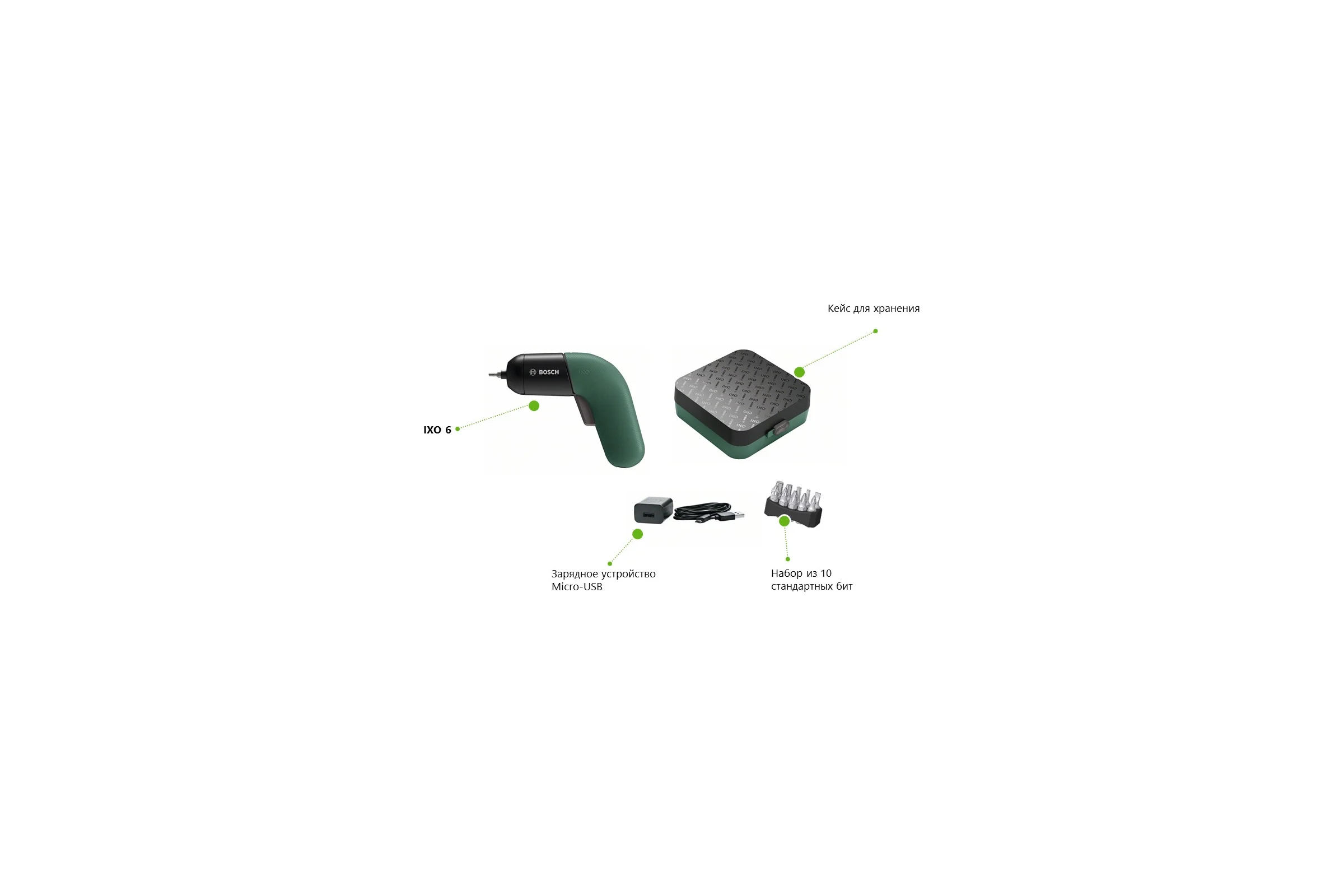 Аккумуляторный шуруповерт Bosch IXO VI Classic 06039C7020