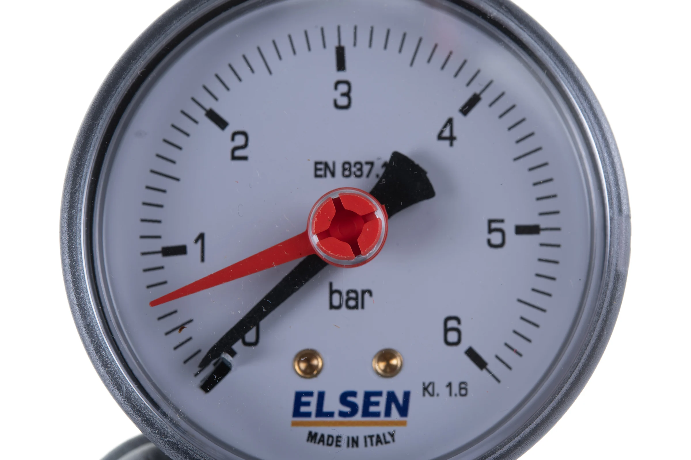 Манометр 63 мм, 1/4", радиальный, PN бар-0-6 ELSEN EM63.06