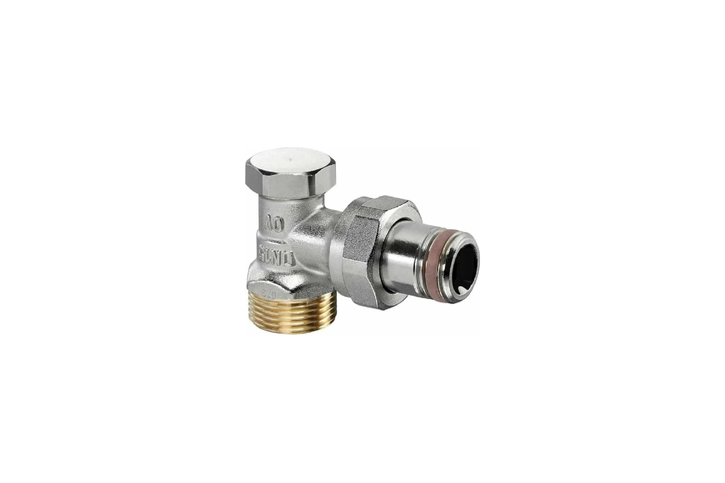 Вентиль OVENTROP Combi 2, 3/4 НГ х 1/2 НР, угловой 1016506