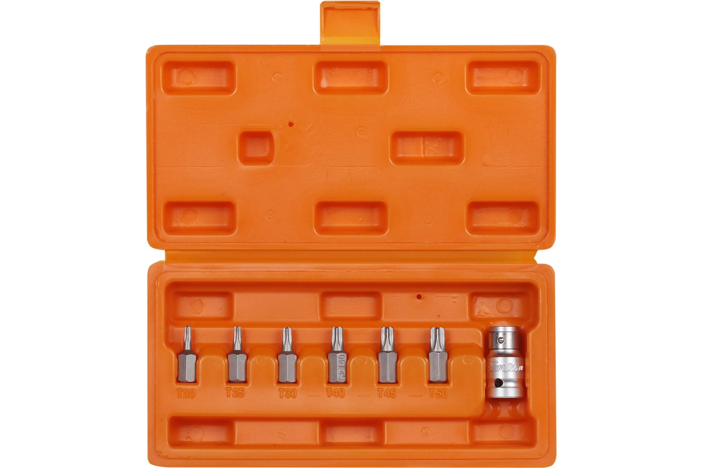Набор бит вставок TORX (3/8", 30 мм, адаптер для бит 1/2" DR, 7 шт., в кейсе) Airline AT-B-20
