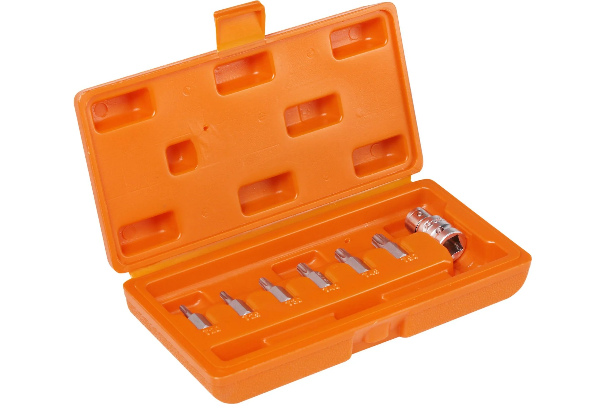 Набор бит вставок TORX (3/8", 30 мм, адаптер для бит 1/2" DR, 7 шт., в кейсе) Airline AT-B-20