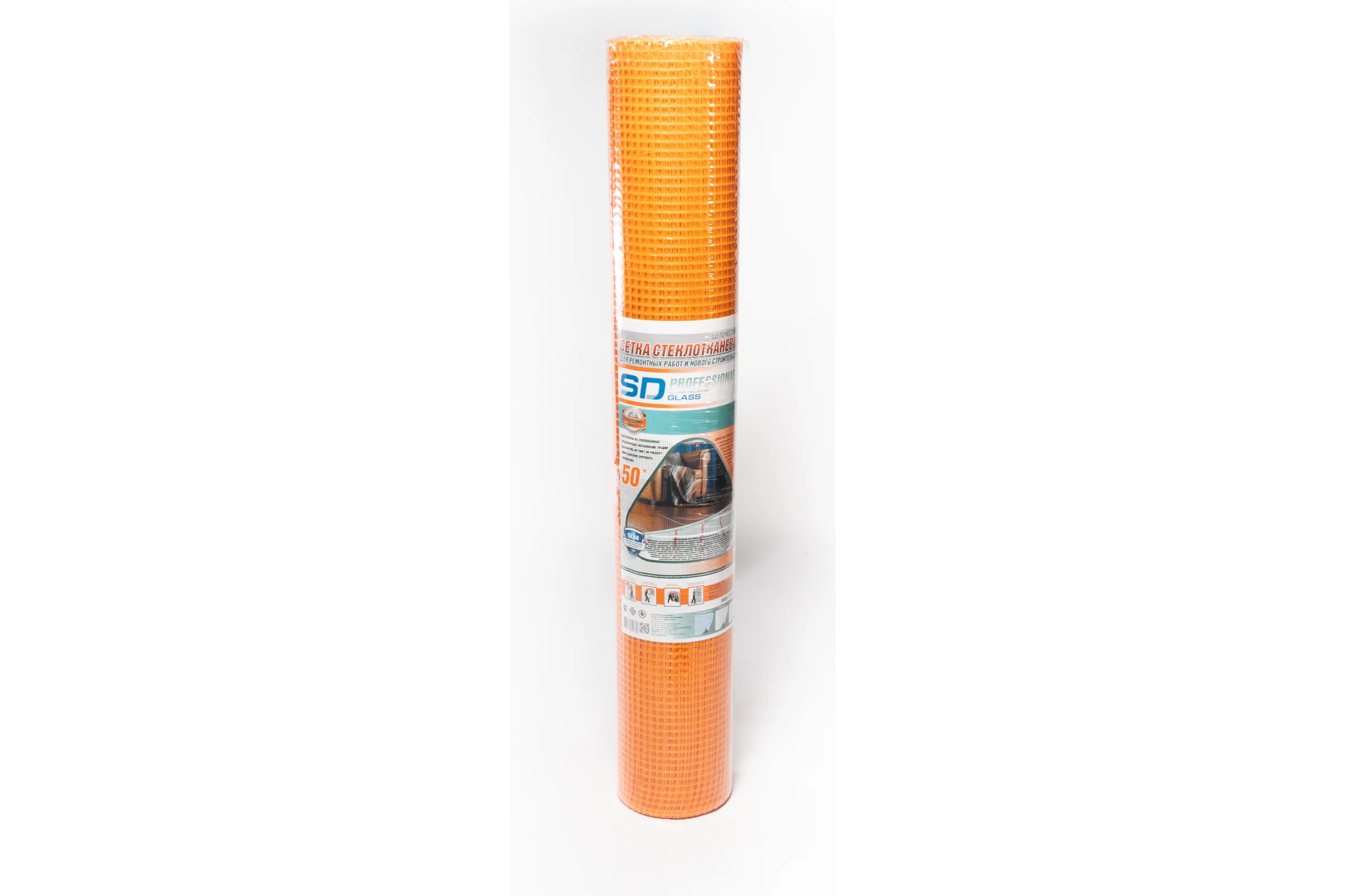 Стеклотканевая сетка SDM Для стяжки SD-GLASS Professional 10х10мм, 50м тип PRO 00-00003917