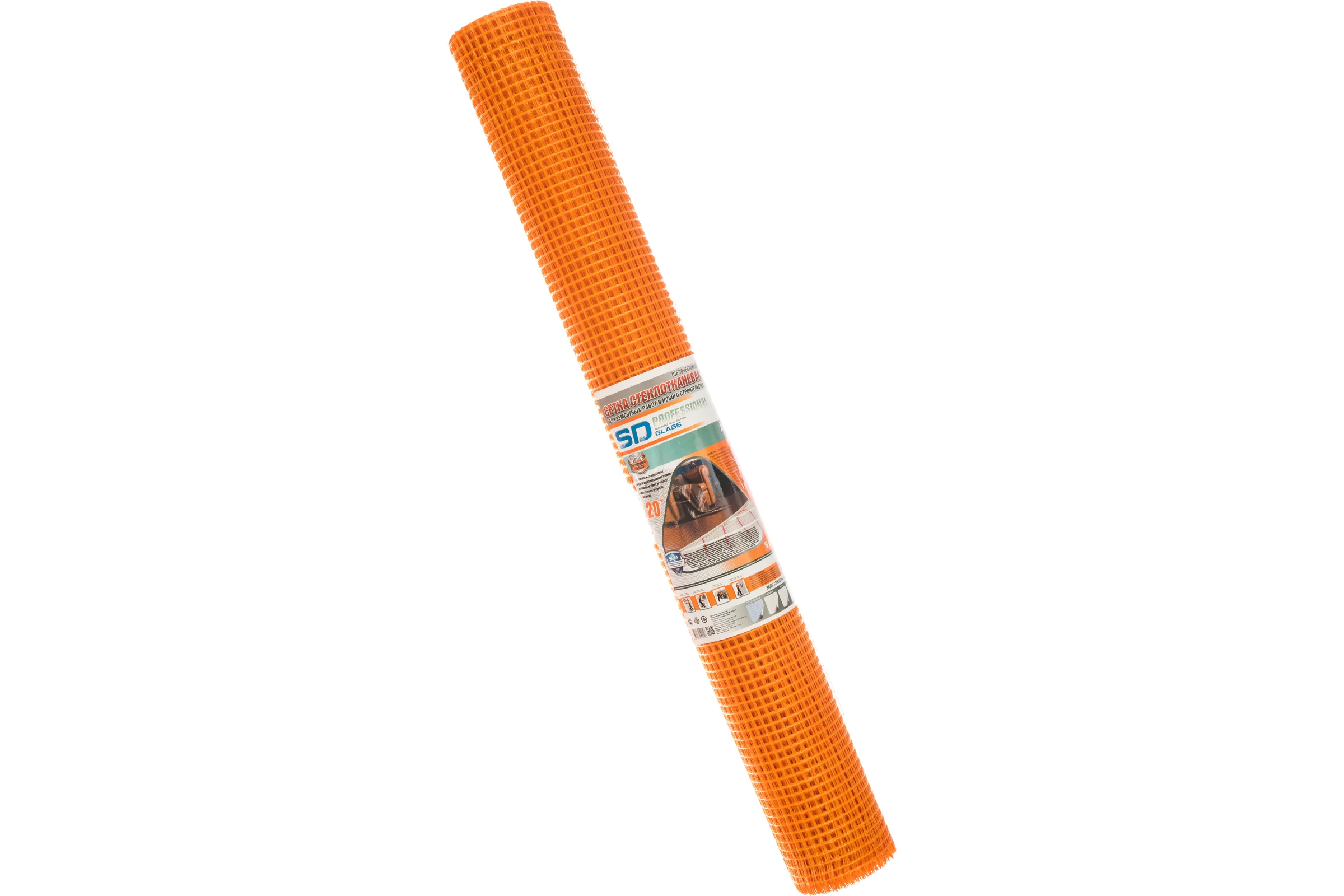 Стеклотканевая сетка SDM Для стяжки SD-GLASS Professional 10х10мм, 1м х 20м 00-00003916