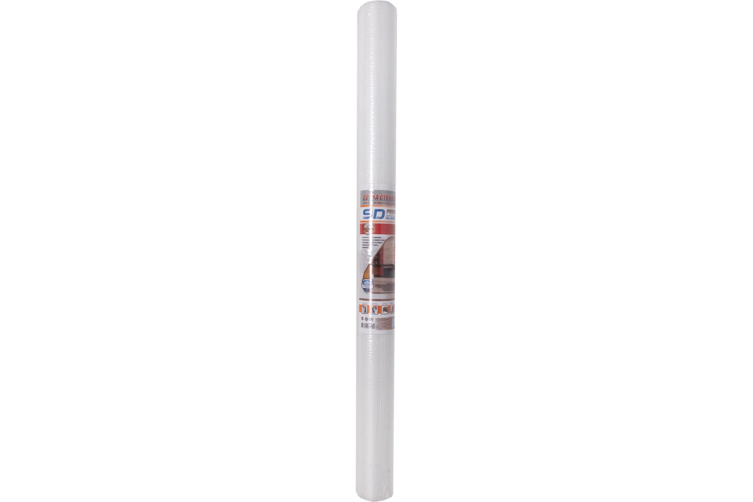 Стеклотканевая сетка SDM SD-GLASS Professional малярная 2х2мм, 1м х 20м 00-00000375