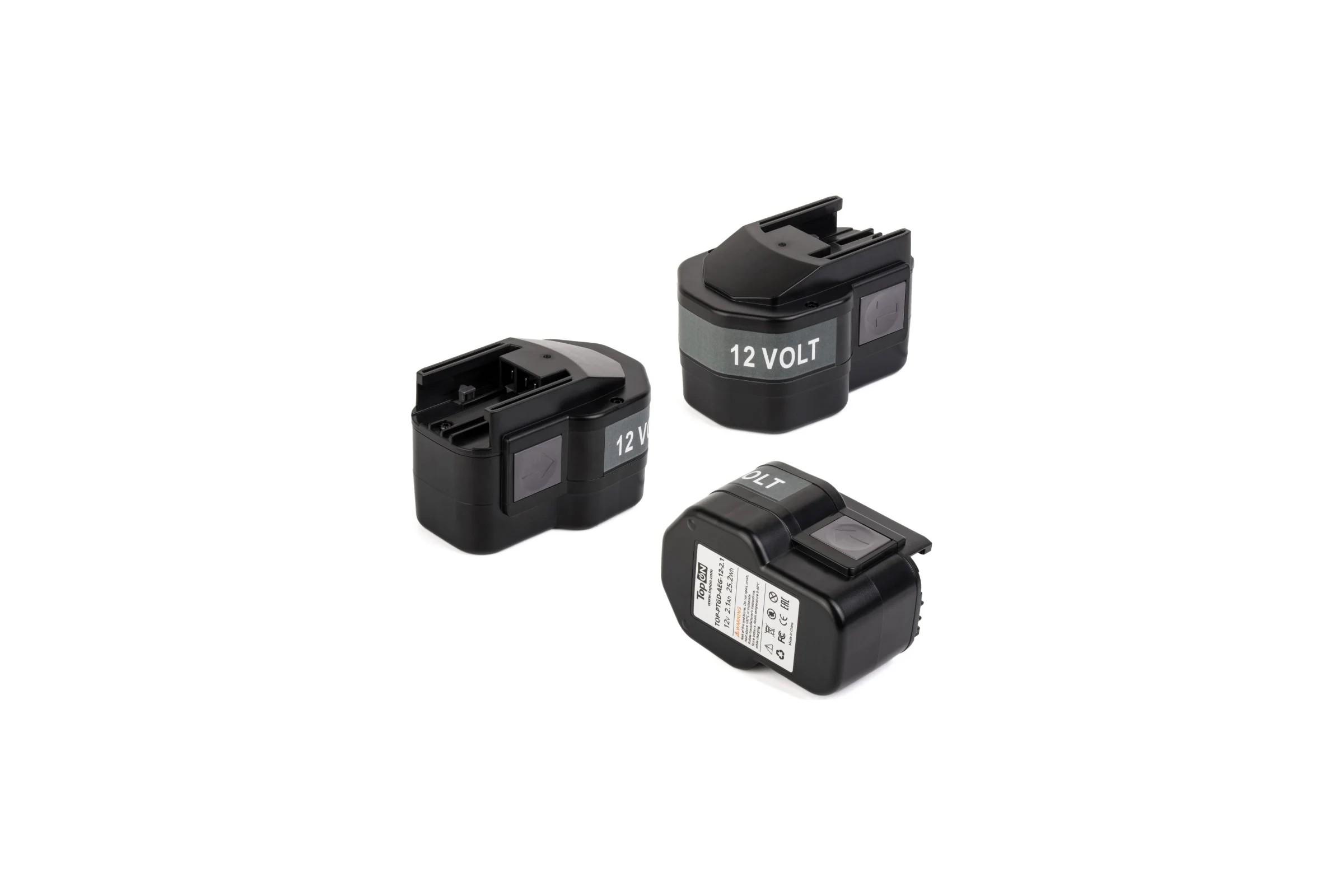 Аккумулятор для электроинструмента AEG (Ni-cd, 12В, 2.1Ач) TopON PN: B12, 48-11-1900, PBS 3000 TOP-PTGD-AEG-12-2.1