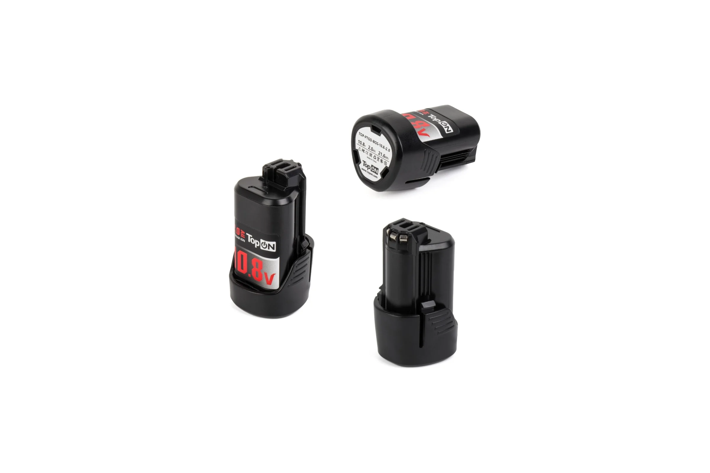 Аккумулятор для электроинструмента Bosch (Li-Ion, 10.8В, 2Ач) TopON PN: 2 607 336 014 TOP-PTGD-BOS-10.8-2.0