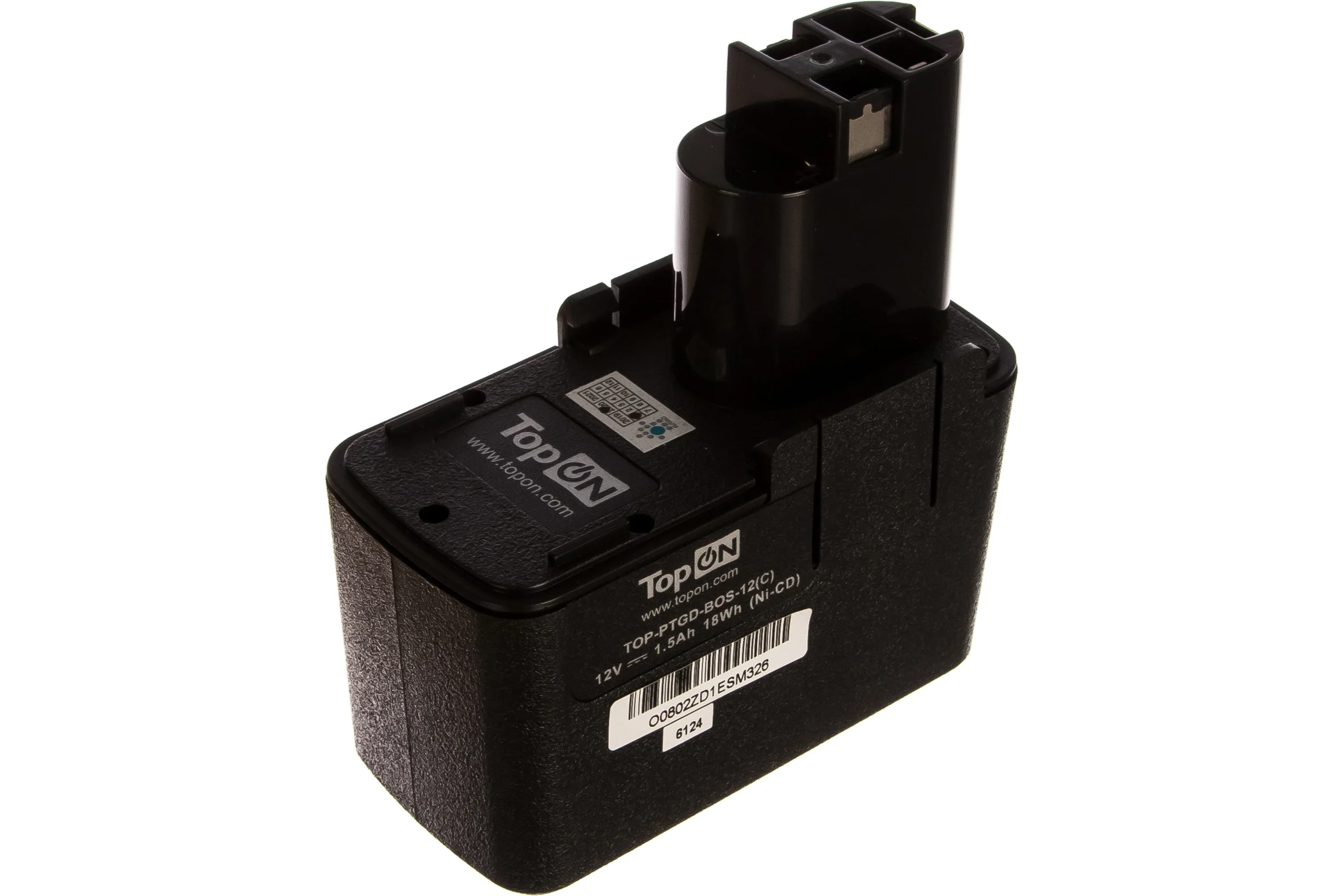 Аккумулятор для электроинструмента Bosch (Ni-Cd, 12В, 1.5Ач) TopON PN: 2 607 335 054 TOP-PTGD-BOS-12/C/
