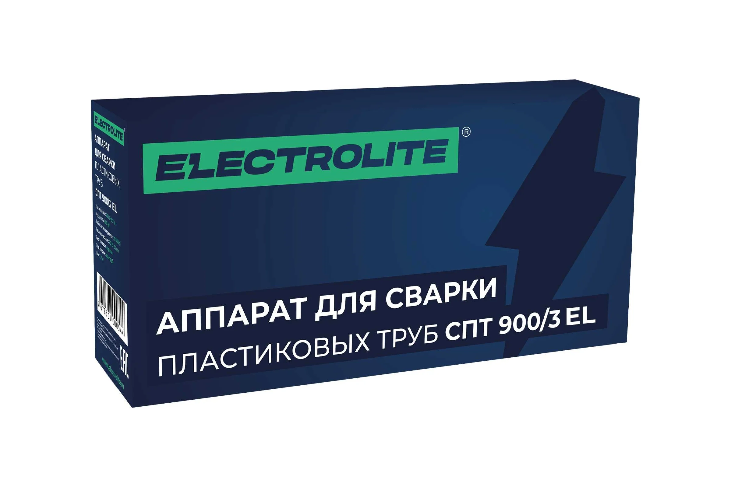 Сварочный аппарат для пластиковых труб Electrolite СПТ 900/3 EL (900 Вт, насадки 20-32 мм, регулировка температуры) 6081