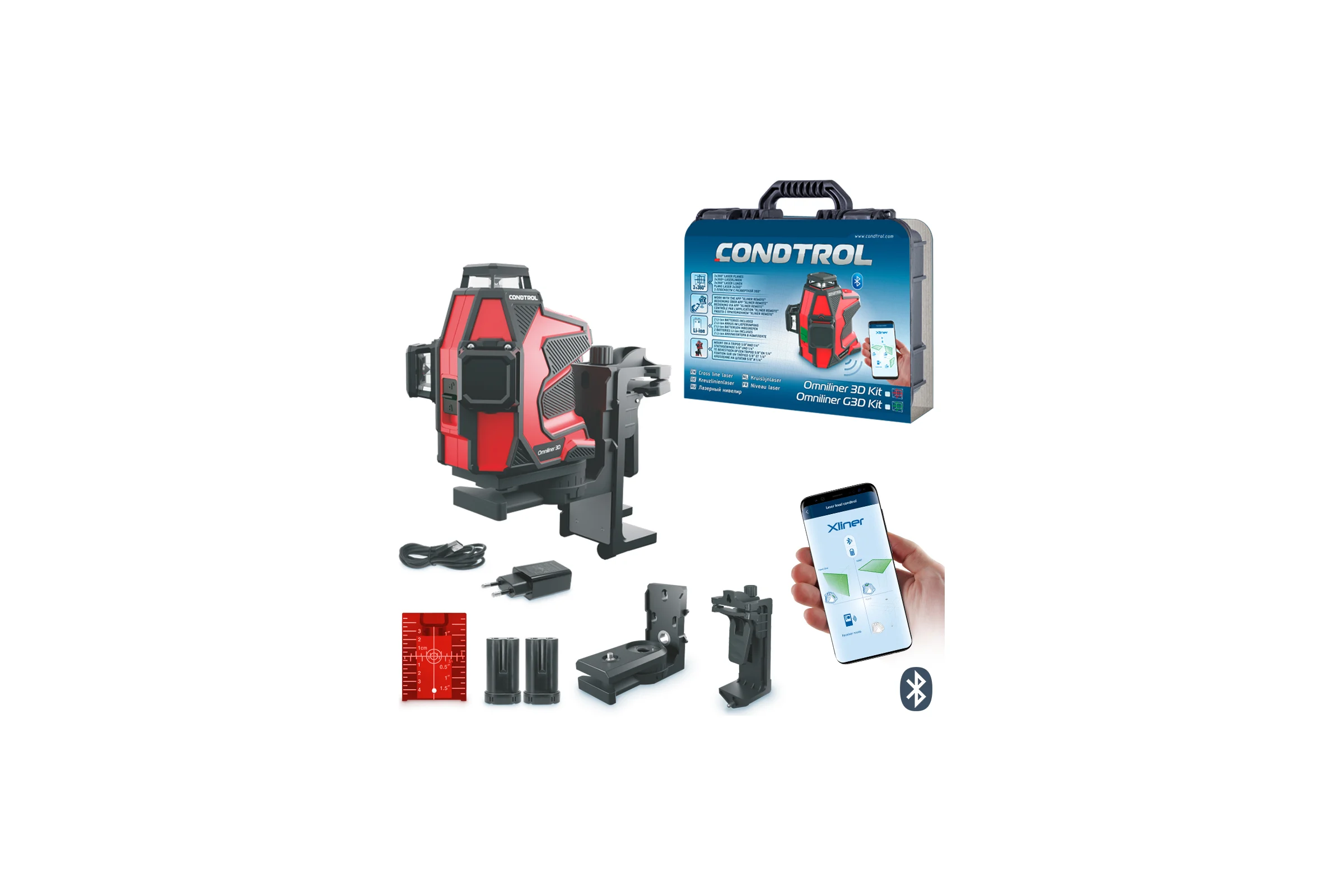 Лазерный нивелир Condtrol Omniliner 3D Kit 1-2-405