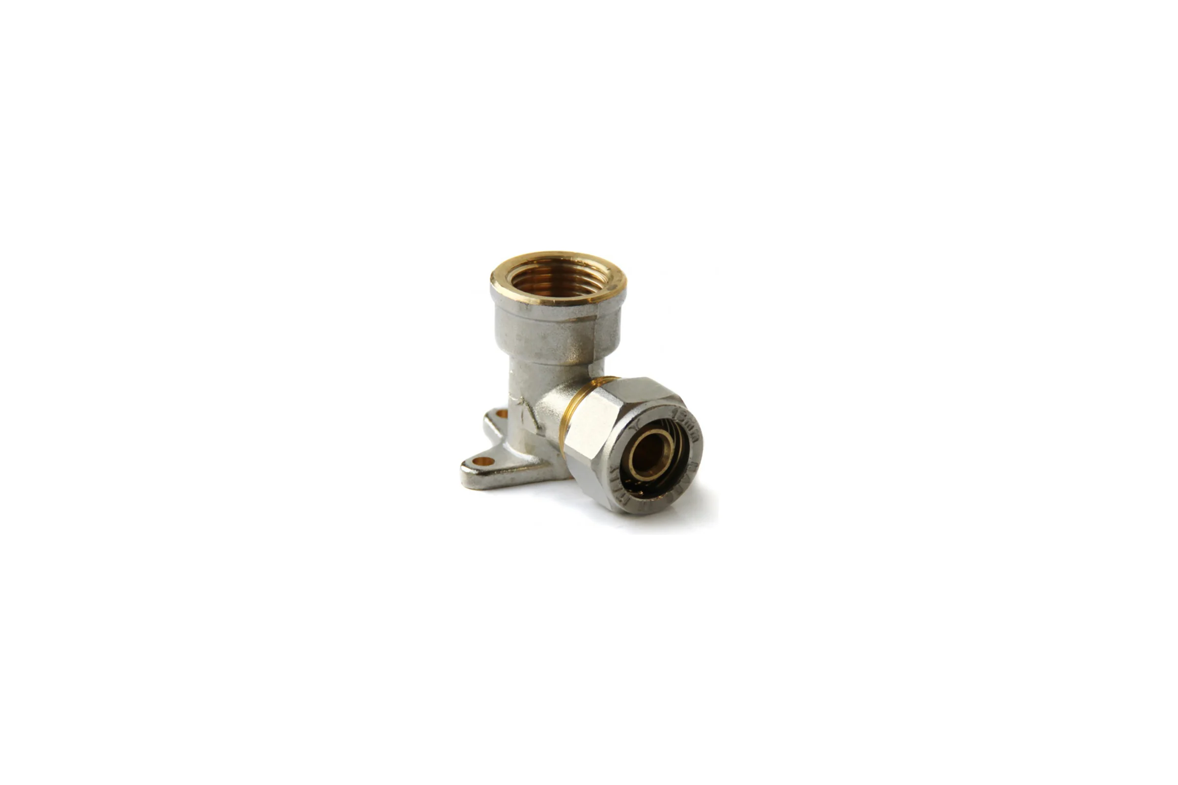 Угольник PRO AQUA с креплениями ВР 16x1/2 K22-16-F15b