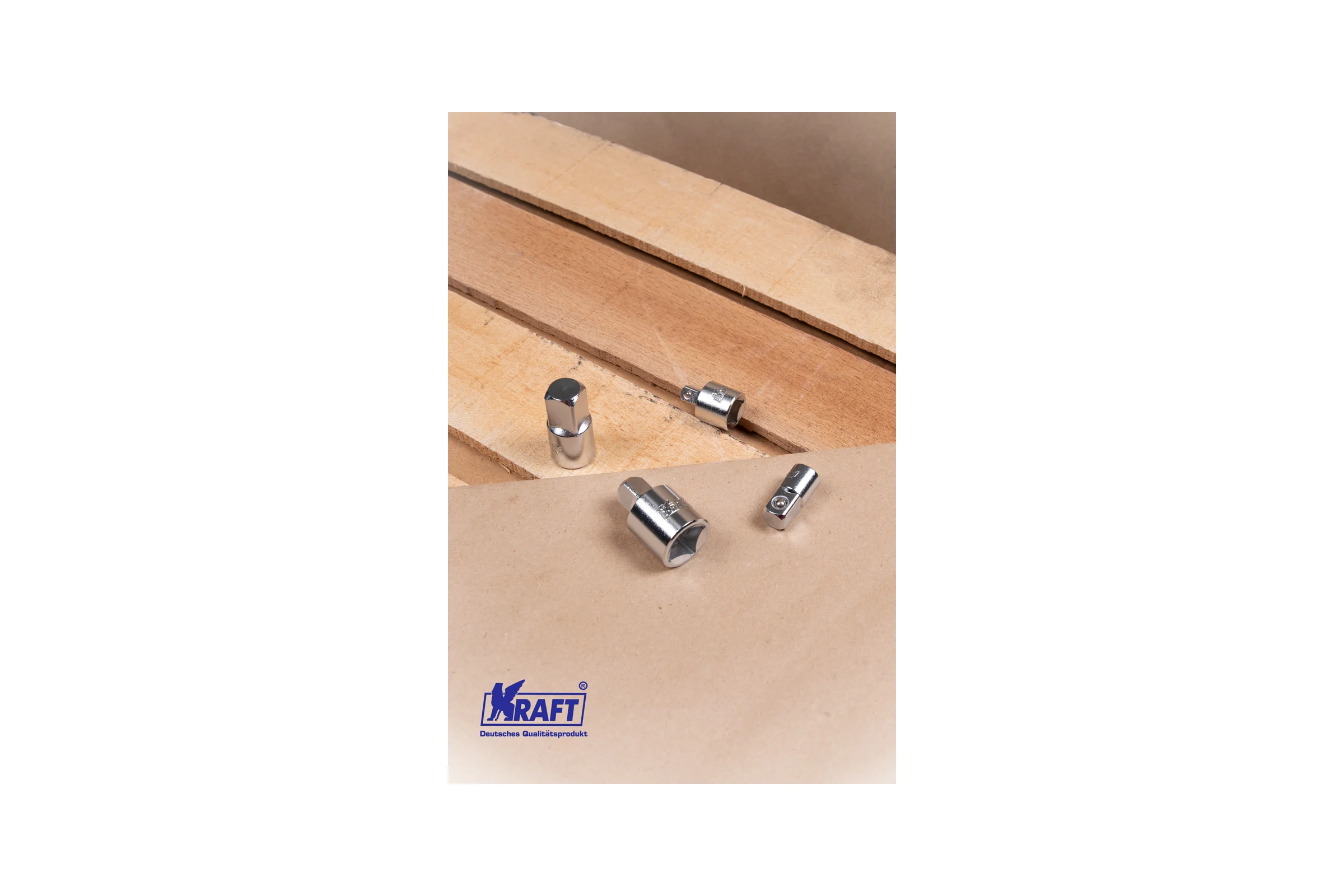 Набор переходников-адаптеров (4 шт; 1/2"+3/8"+1/4" Dr) KRAFT KT 700695