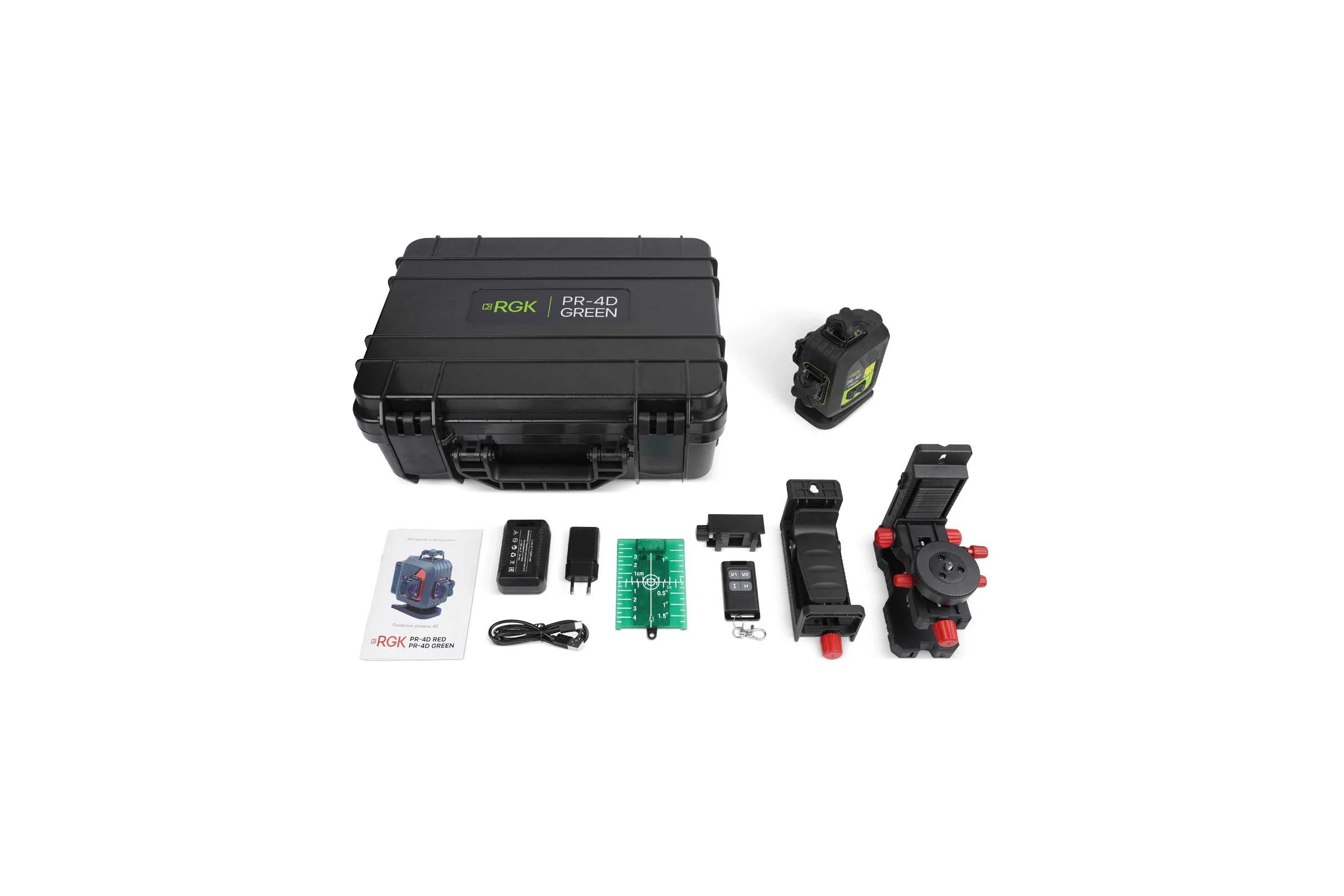 Лазерный уровень RGK pr-4d green 756839