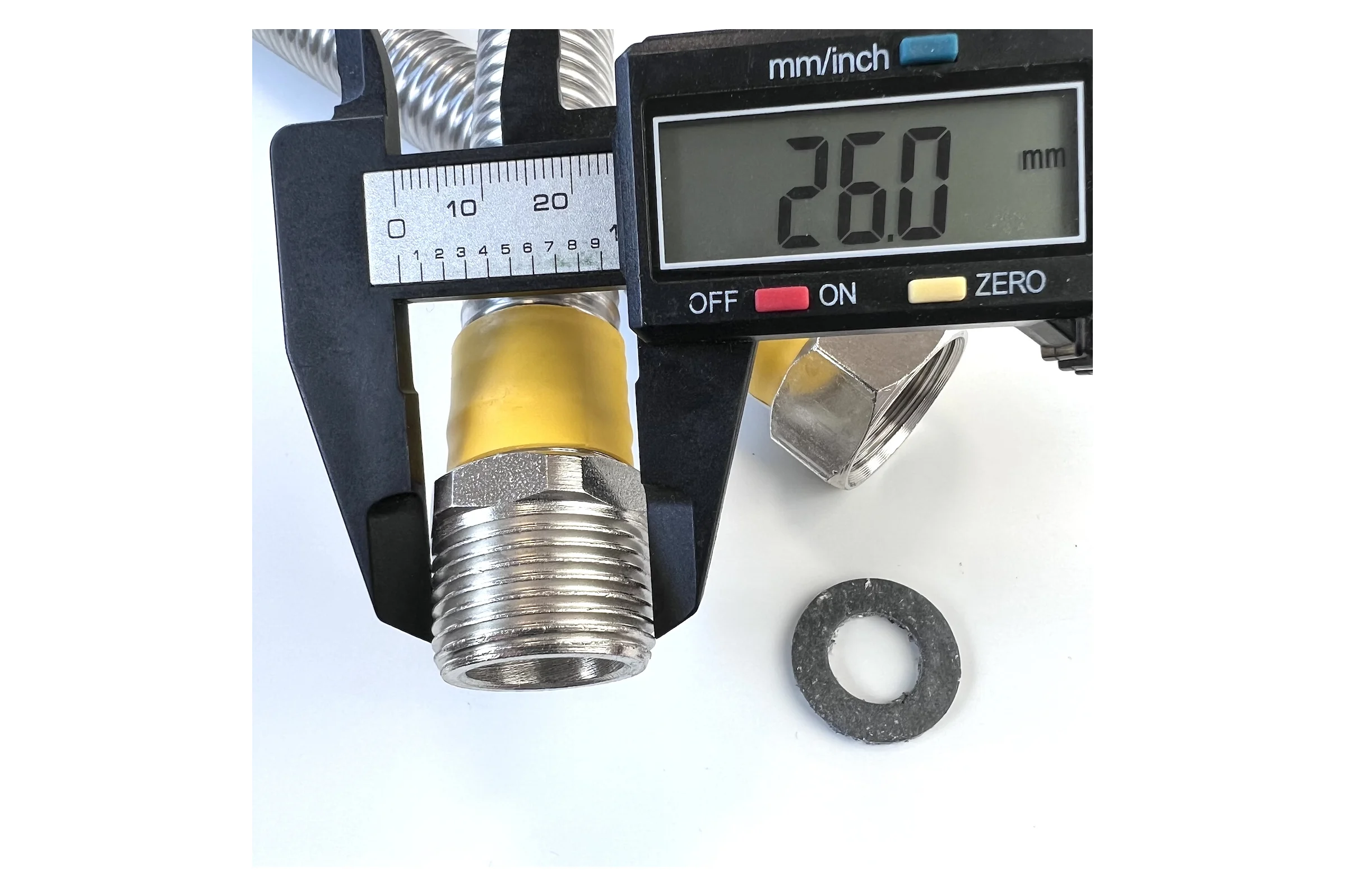 Сильфон для газа в оплетке ПВХ 3/4", 2,0 м, ВР/НР TUBOFLEX 4829817