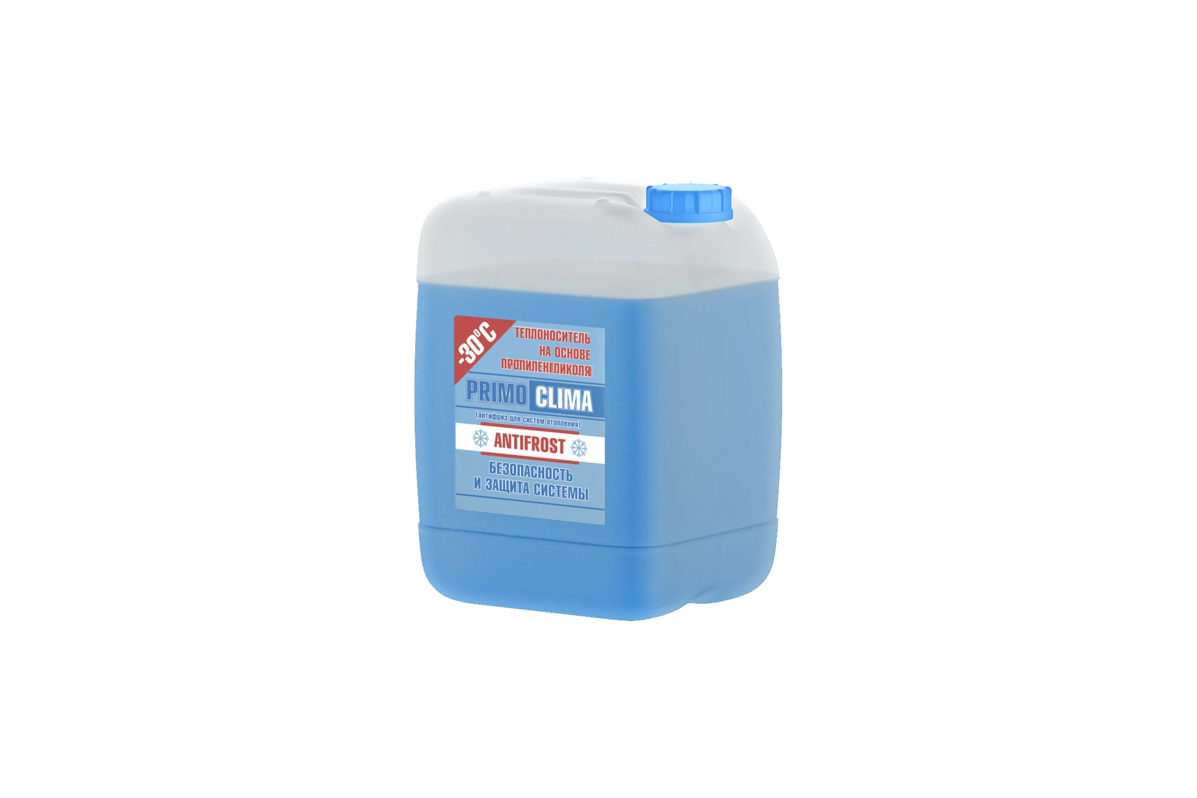 Теплоноситель Пропиленгликоль -30C 20 кг, канистра, цвет синий Primoclima Antifrost pa -30C 20
